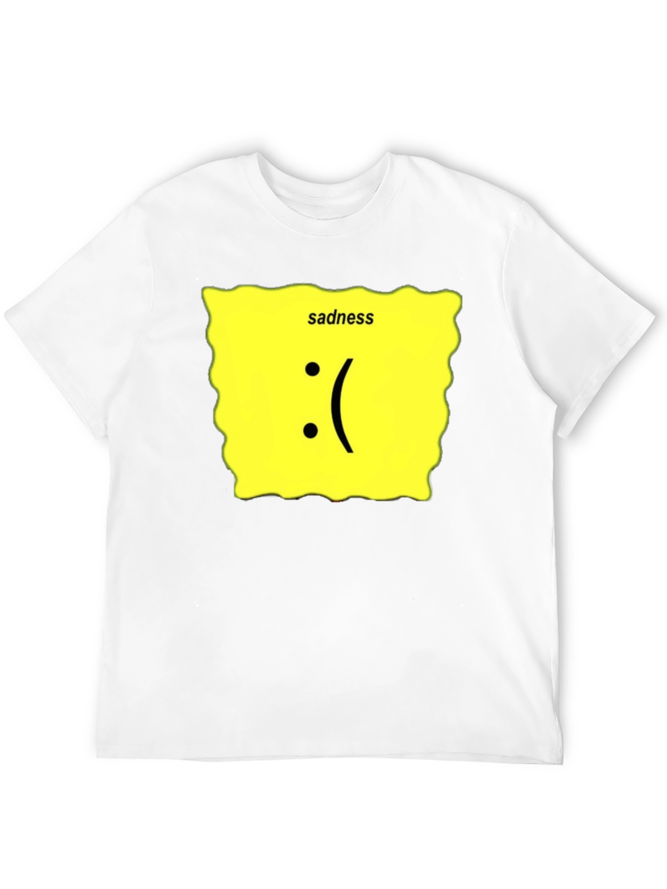 Sadness Graphic T-Shirt - Black