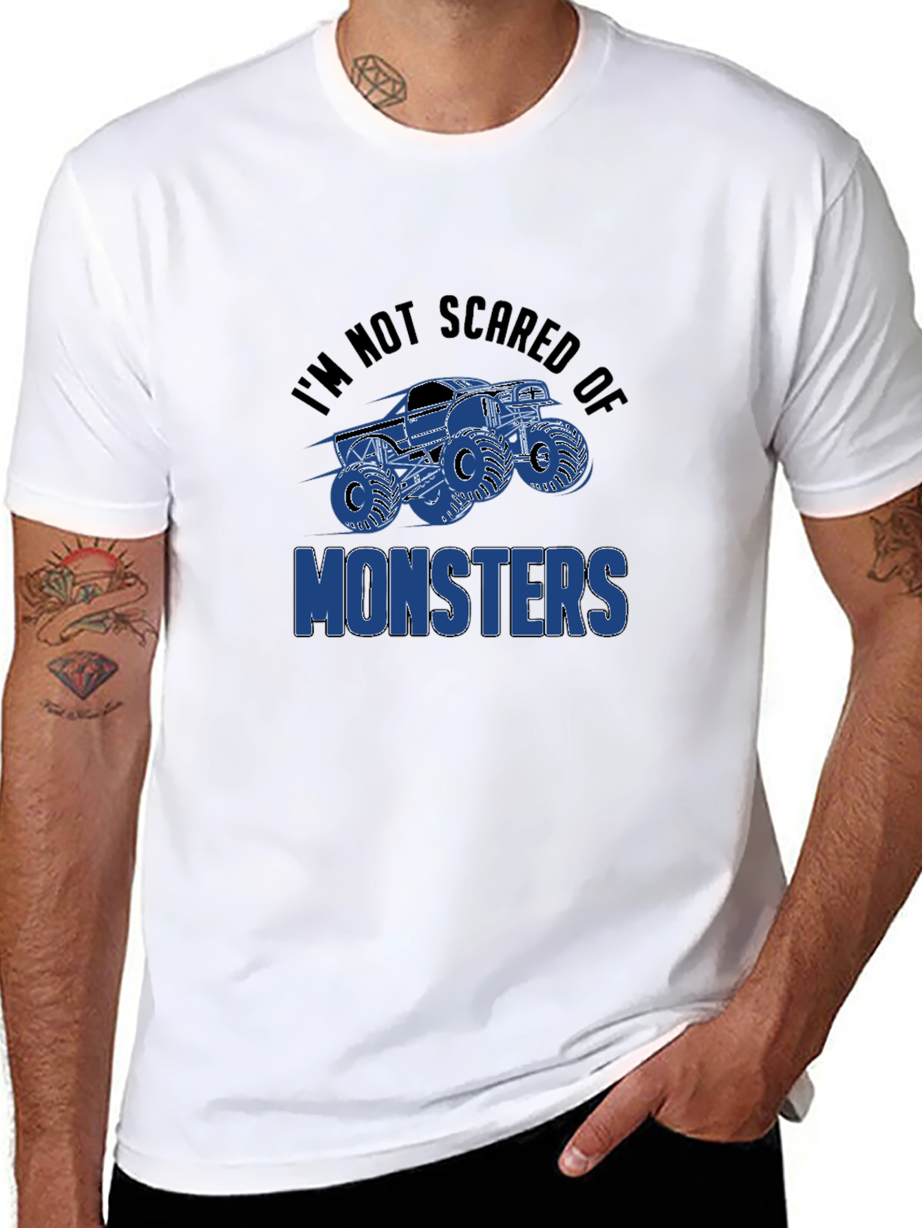Im Not Scared Of Monsters Graphic Tee