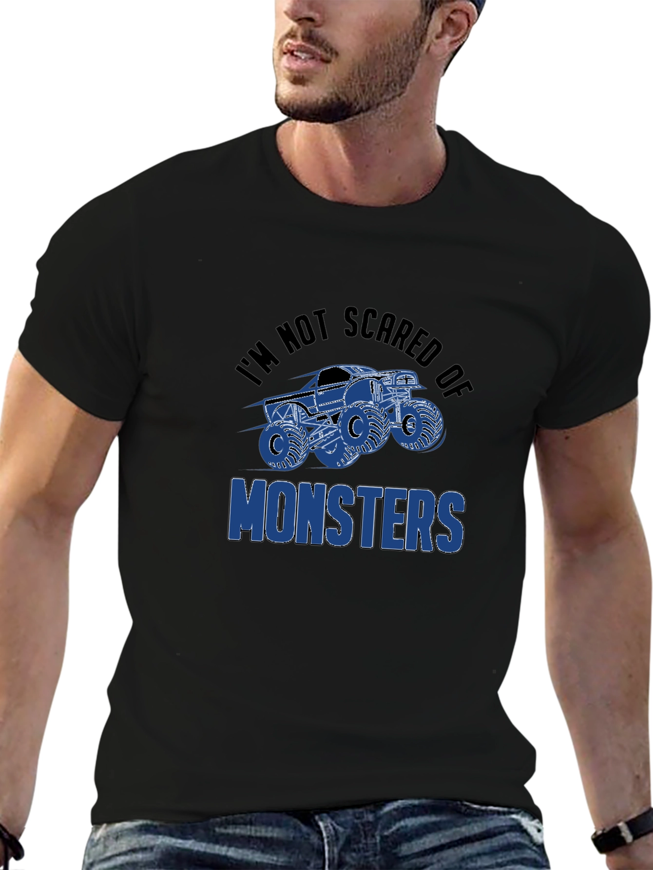 Im Not Scared Of Monsters Graphic Tee