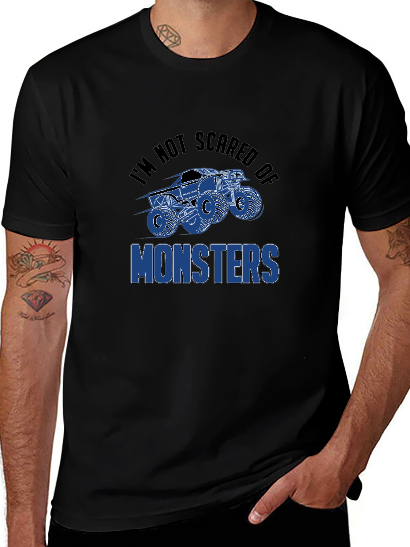 Im Not Scared Of Monsters Graphic Tee