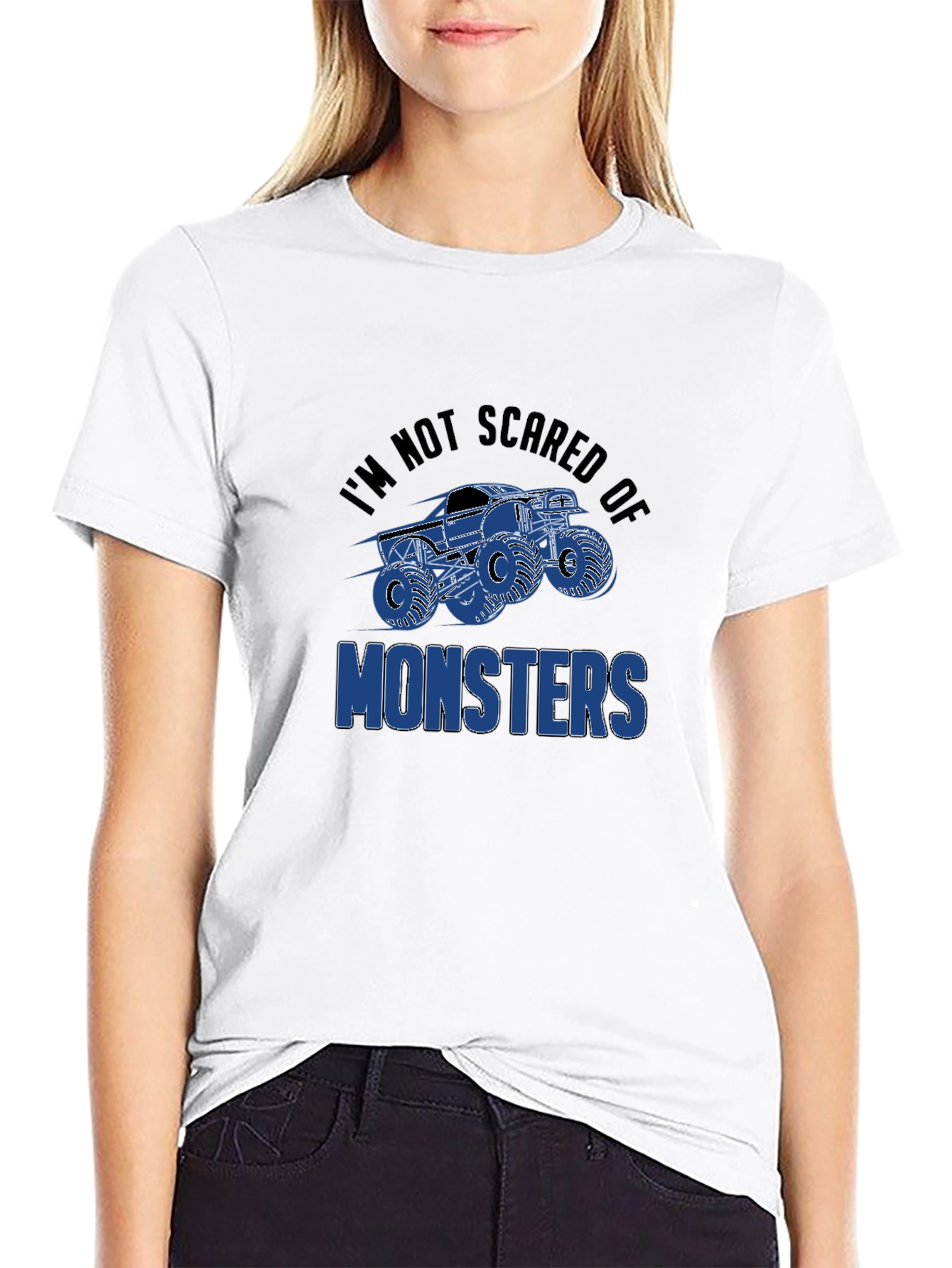 Im Not Scared Of Monsters Graphic Tee