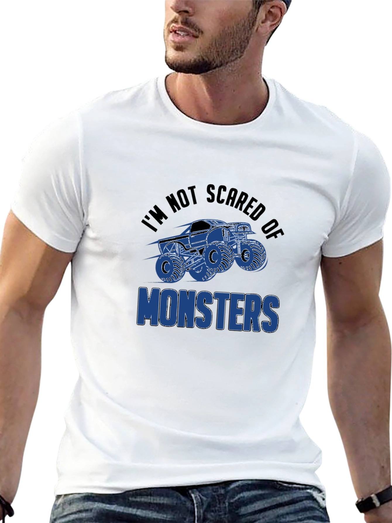 Im Not Scared Of Monsters Graphic Tee