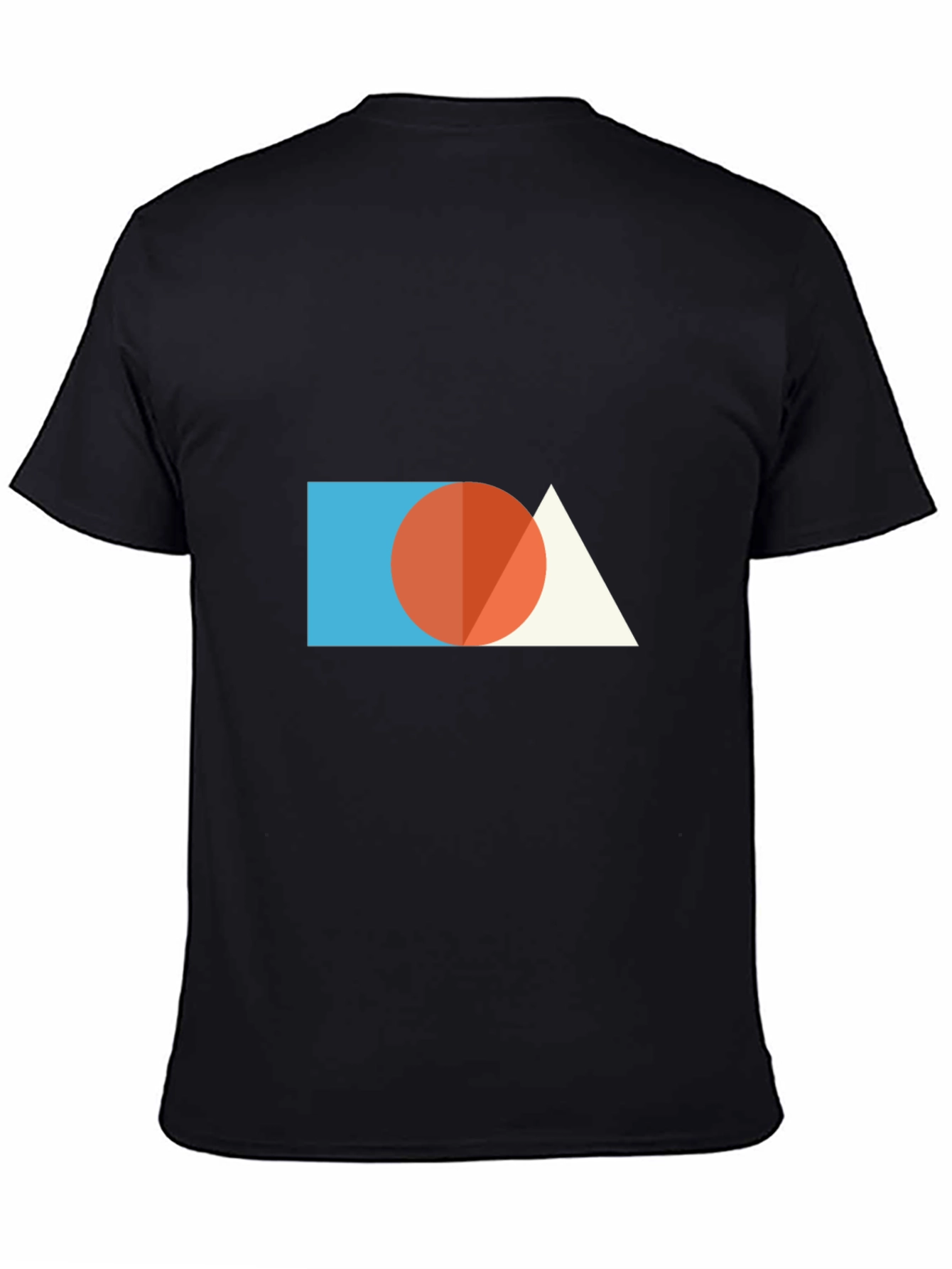 Geometric Graphic Tee - Modern Minimalist Design