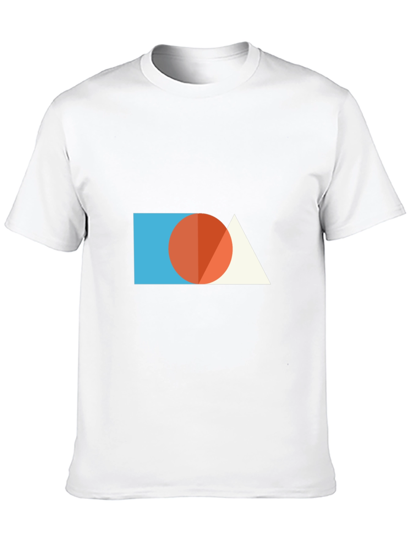 Geometric Graphic Tee - Modern Minimalist Design