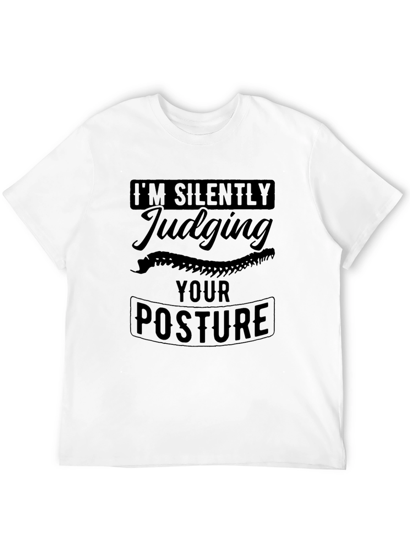 Silently Judging Posture Graphic T-Shirt