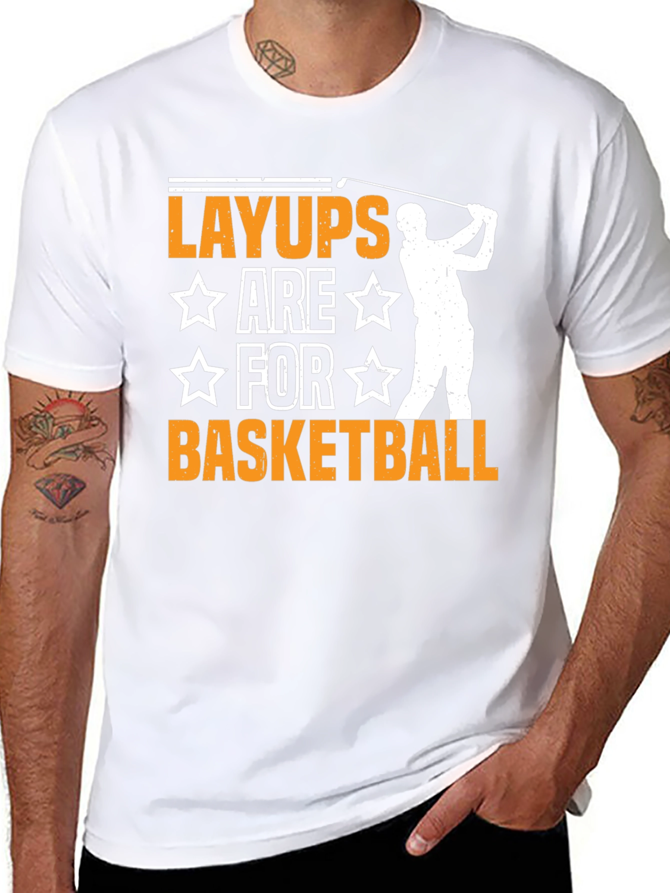 Layups are for Basketball Graphic Tee