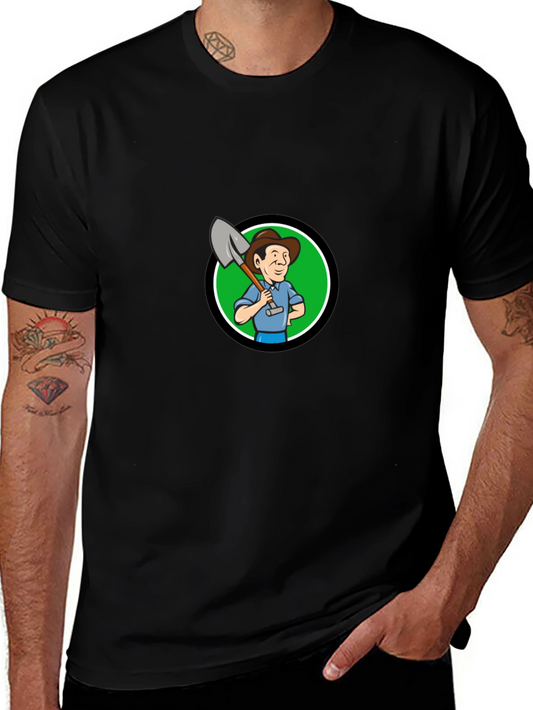 Farmer Cartoon Graphic Tee