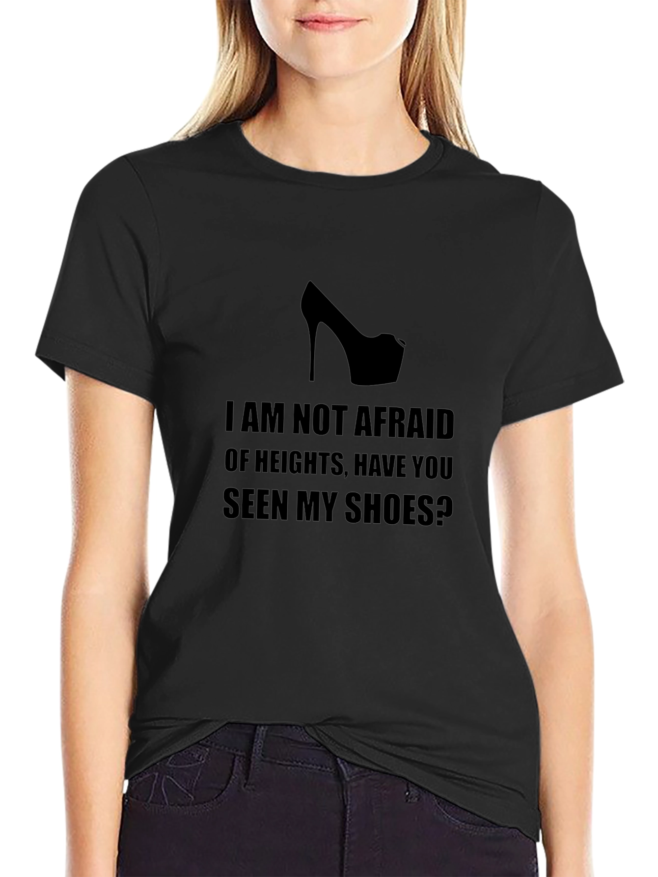 Fearless Fashion Tee: High Heel Shoe Graphic