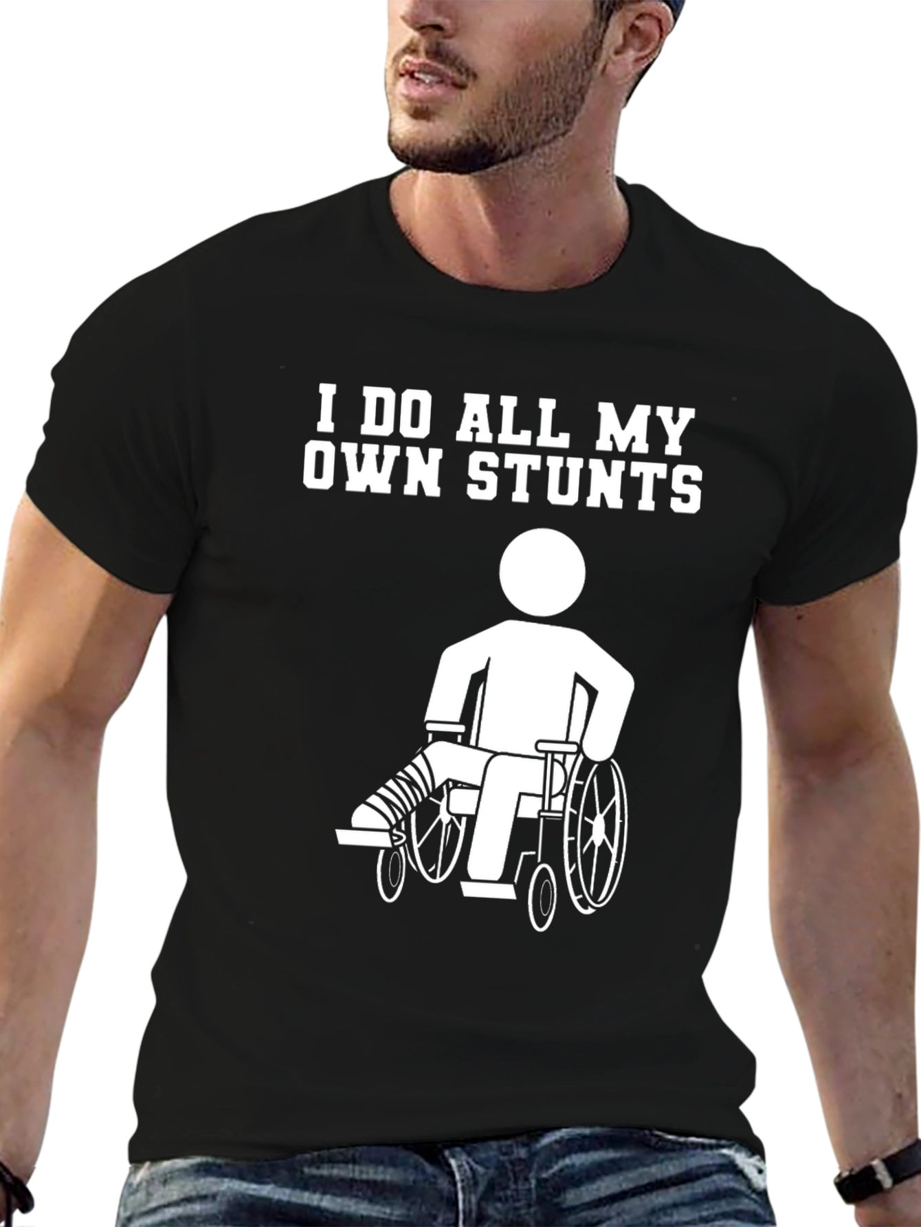 Funny I Do All My Own Stunts T-Shirt