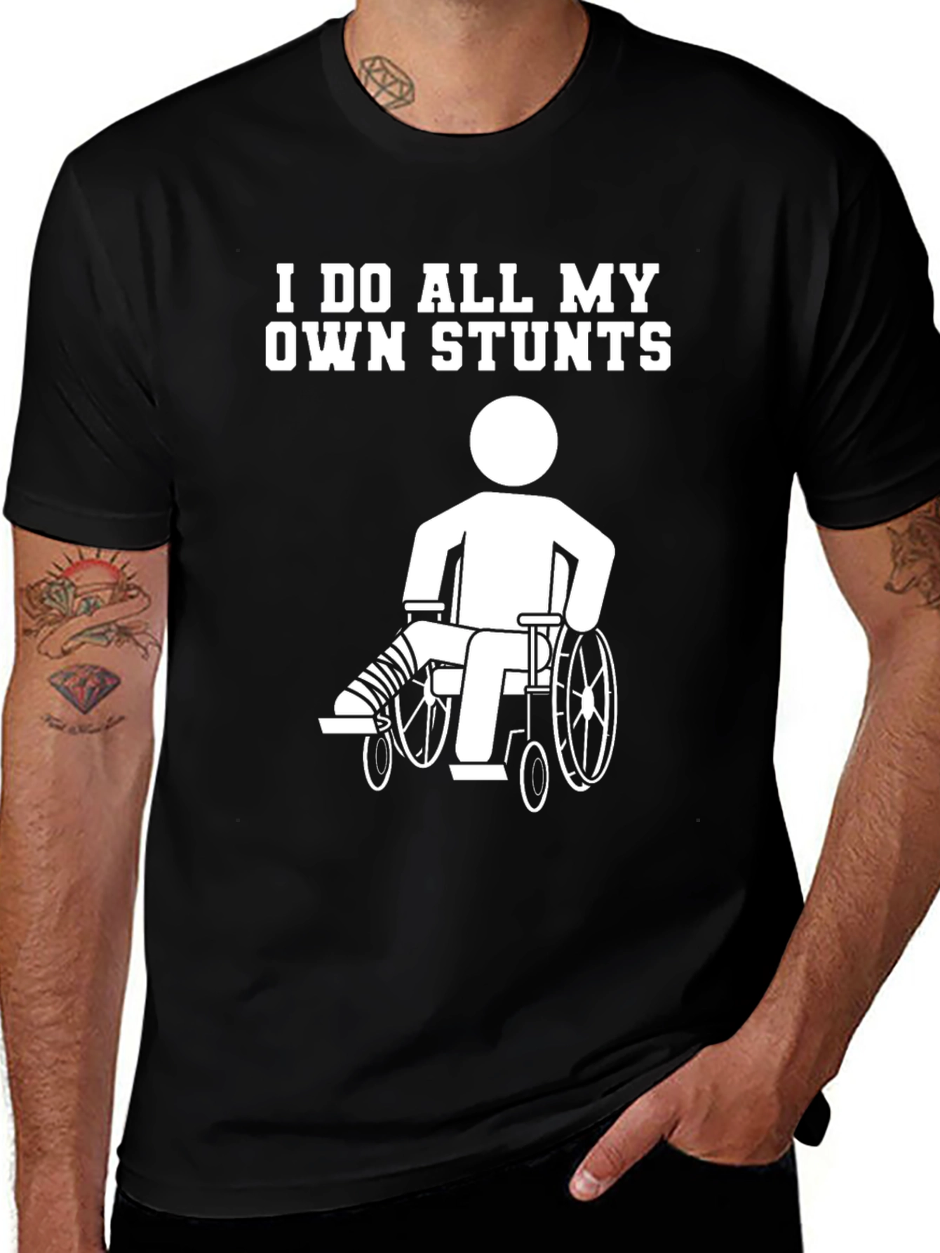 Funny I Do All My Own Stunts T-Shirt