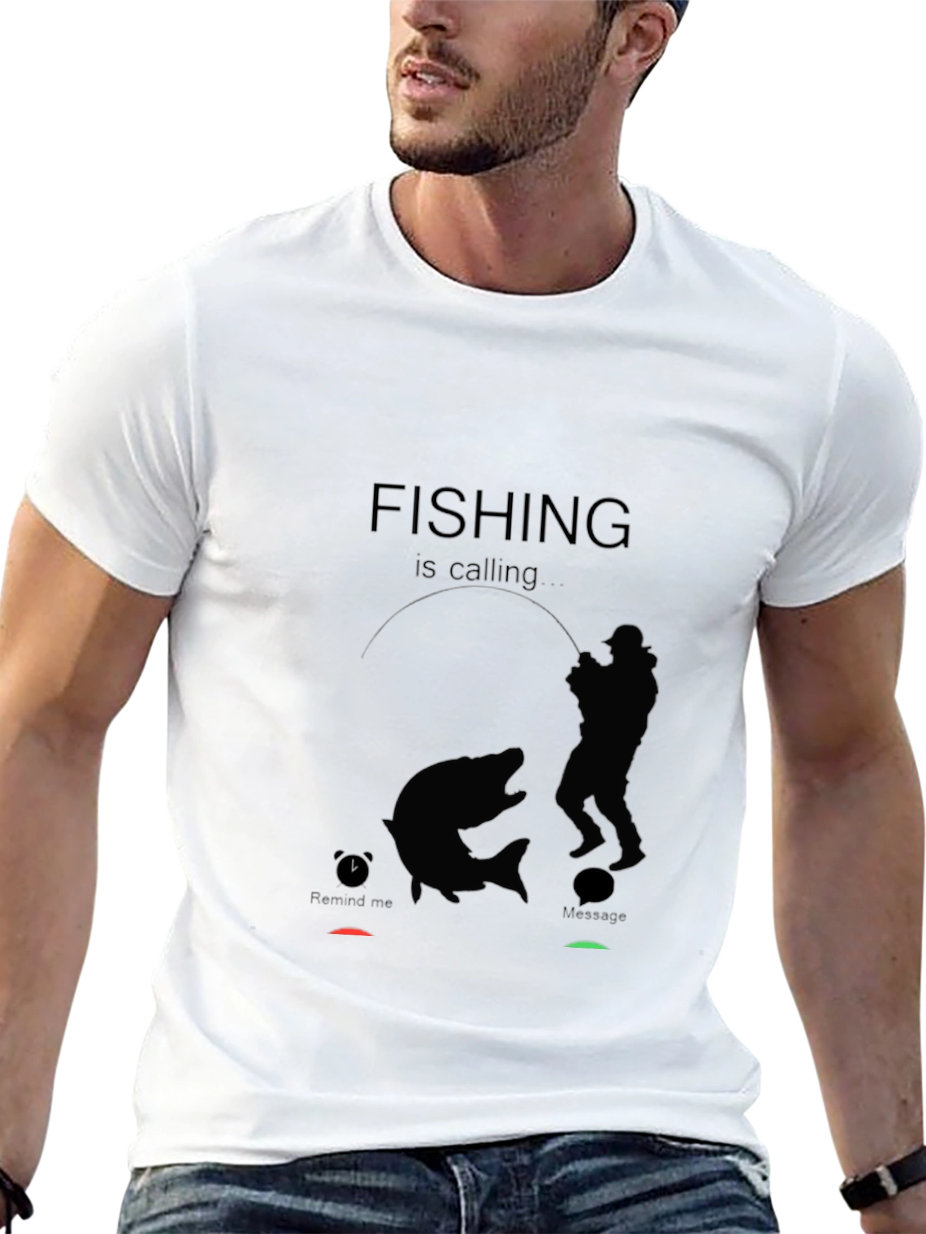 Fishing is Calling T-Shirt - Angler Humor Tee