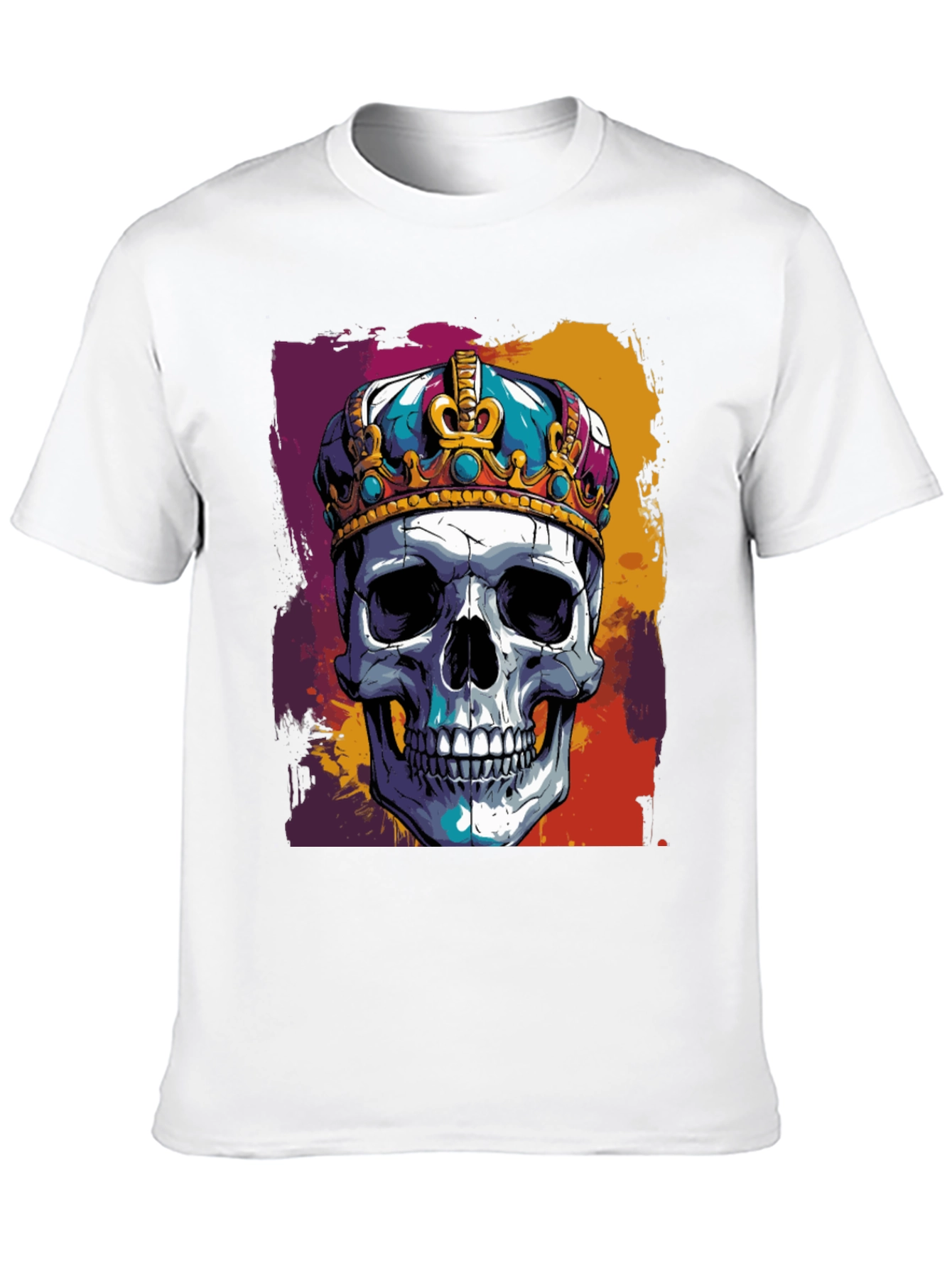 Skull King Graphic Tee - Bold Black T-Shirt