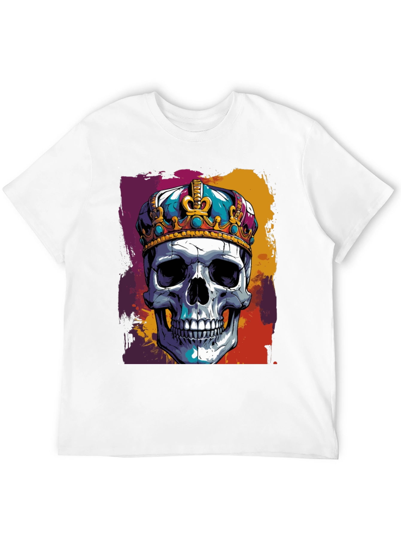 Skull King Graphic Tee - Bold Black T-Shirt