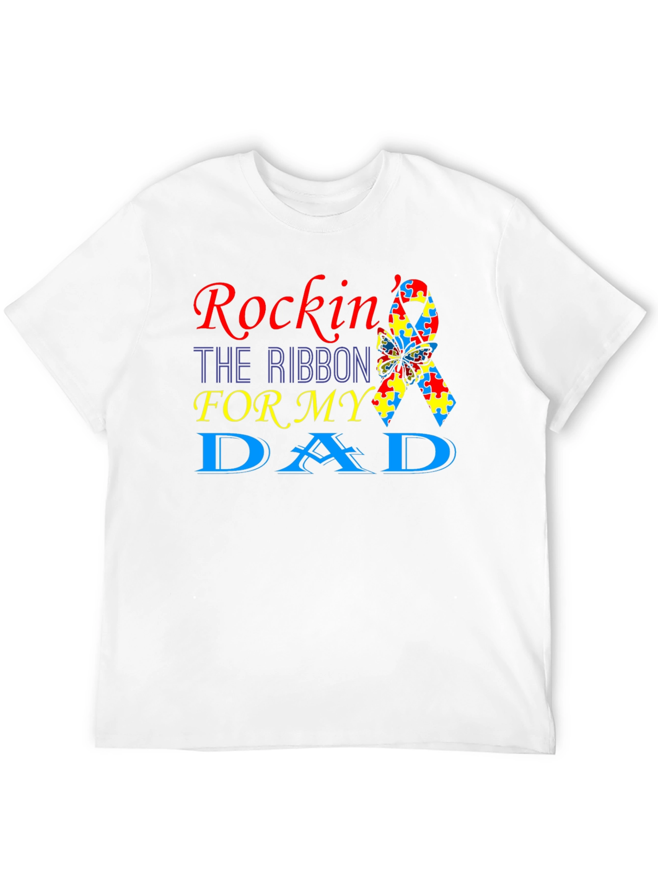 Rockin the Ribbon Autism Awareness T-Shirt