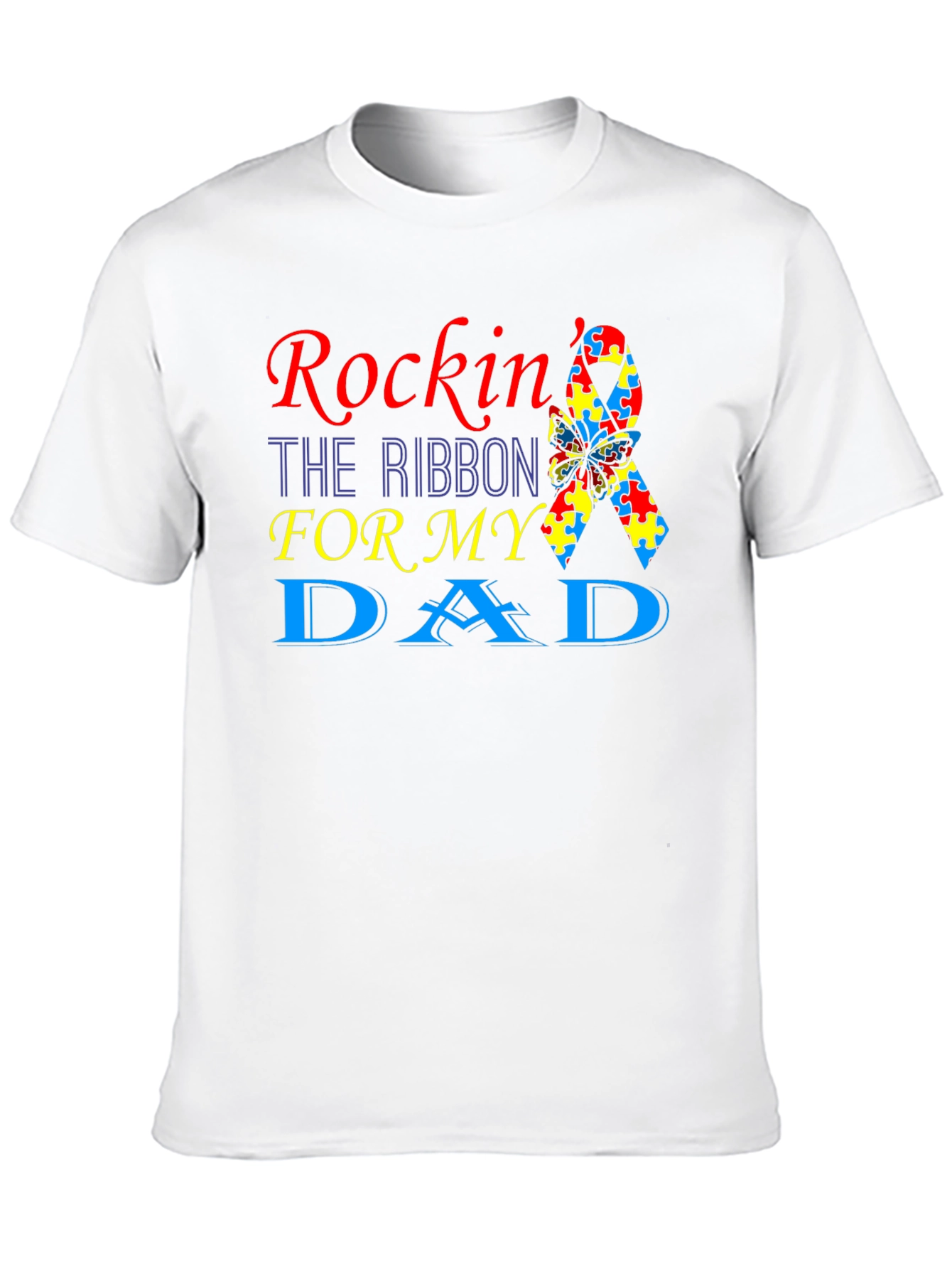 Rockin the Ribbon Autism Awareness T-Shirt