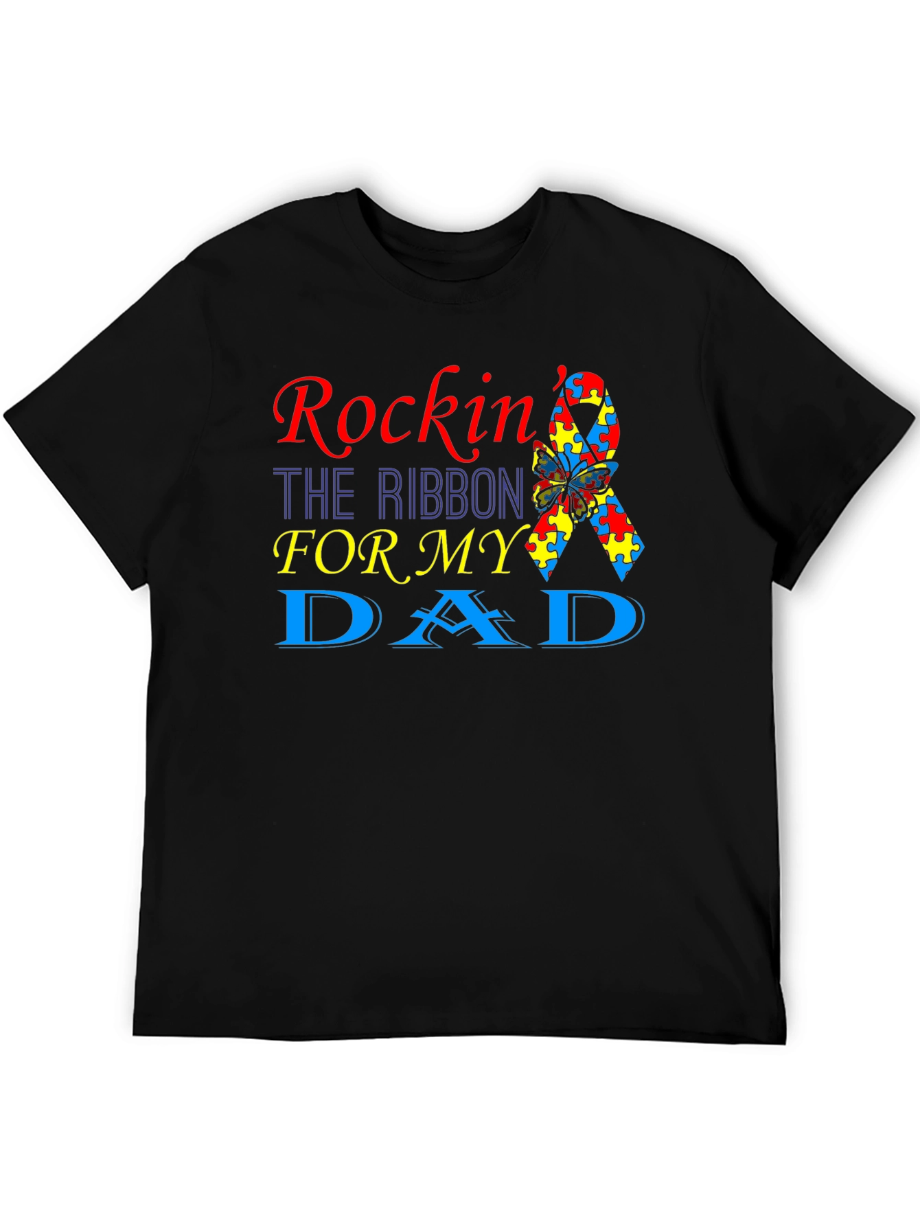 Rockin the Ribbon Autism Awareness T-Shirt