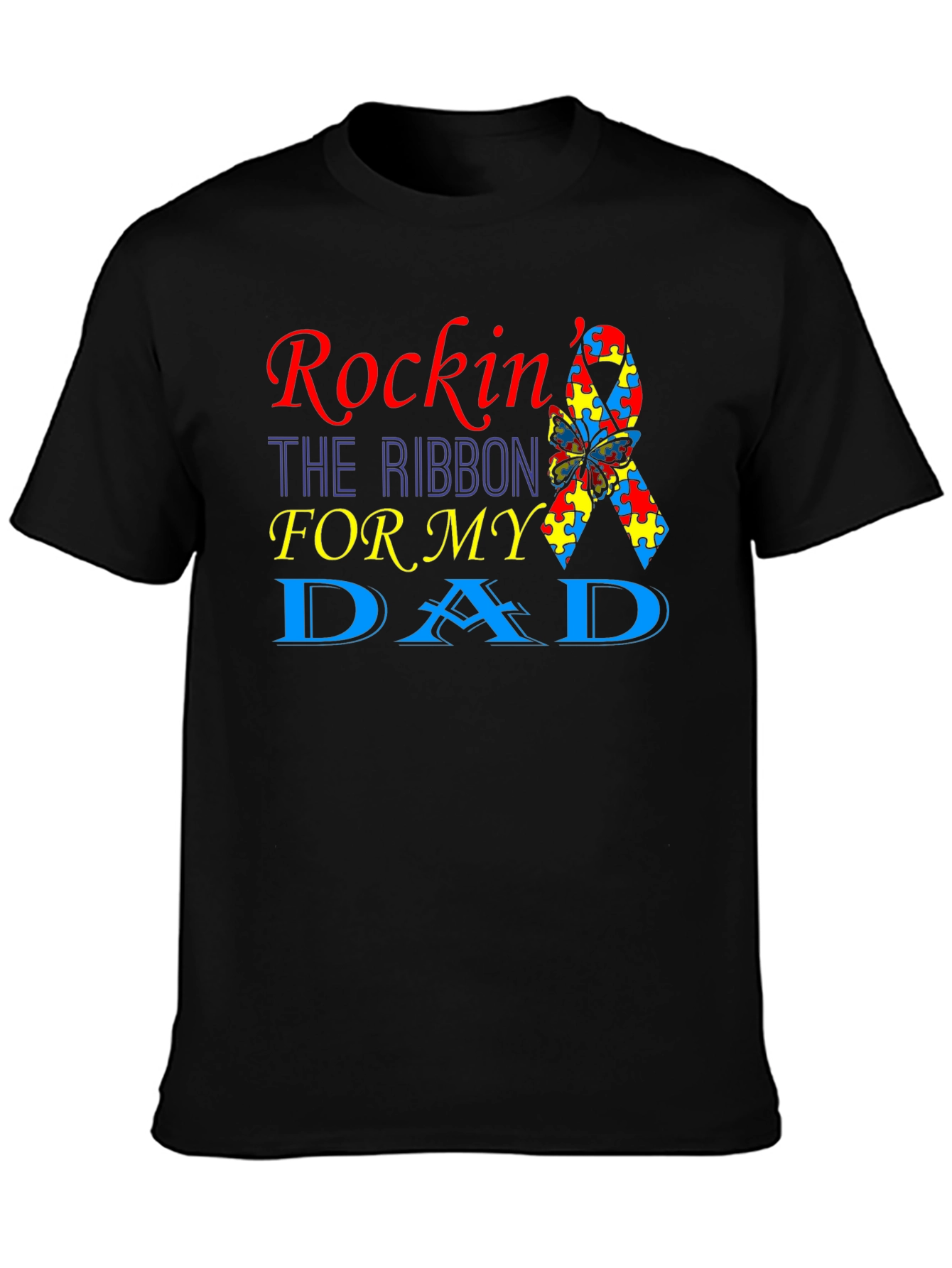 Rockin the Ribbon Autism Awareness T-Shirt