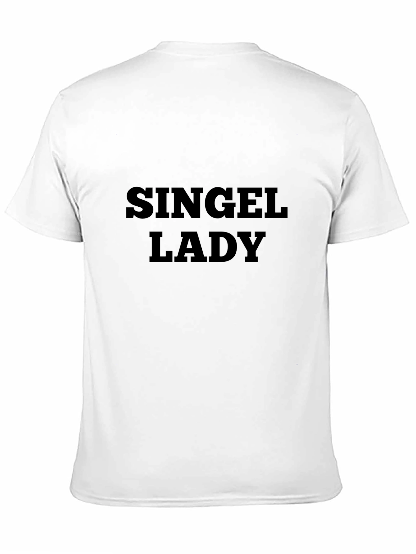 Single Lady Tee - Classic Black Crew Neck