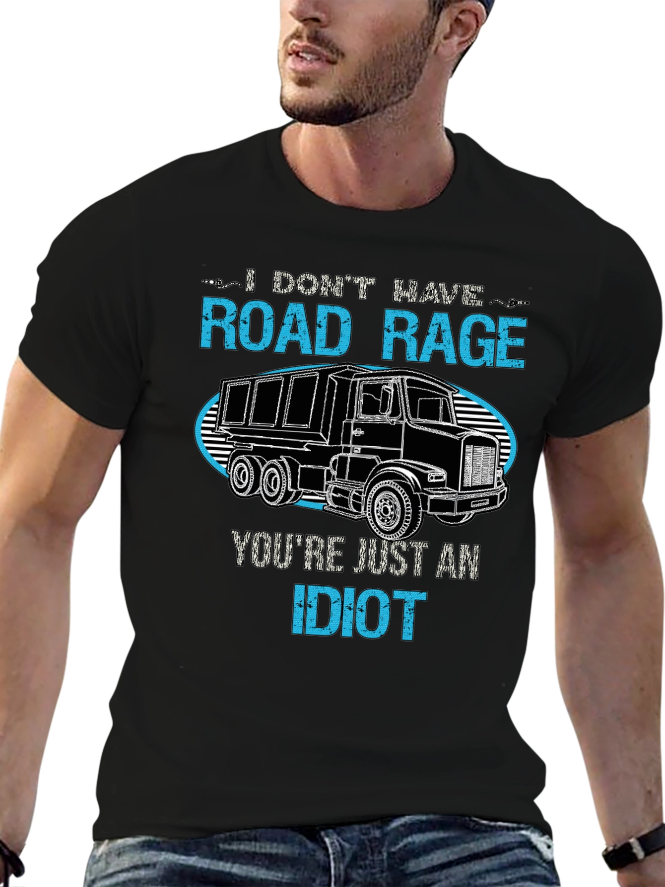 Road Rage Trucker T-Shirt - Funny Sarcastic Tee