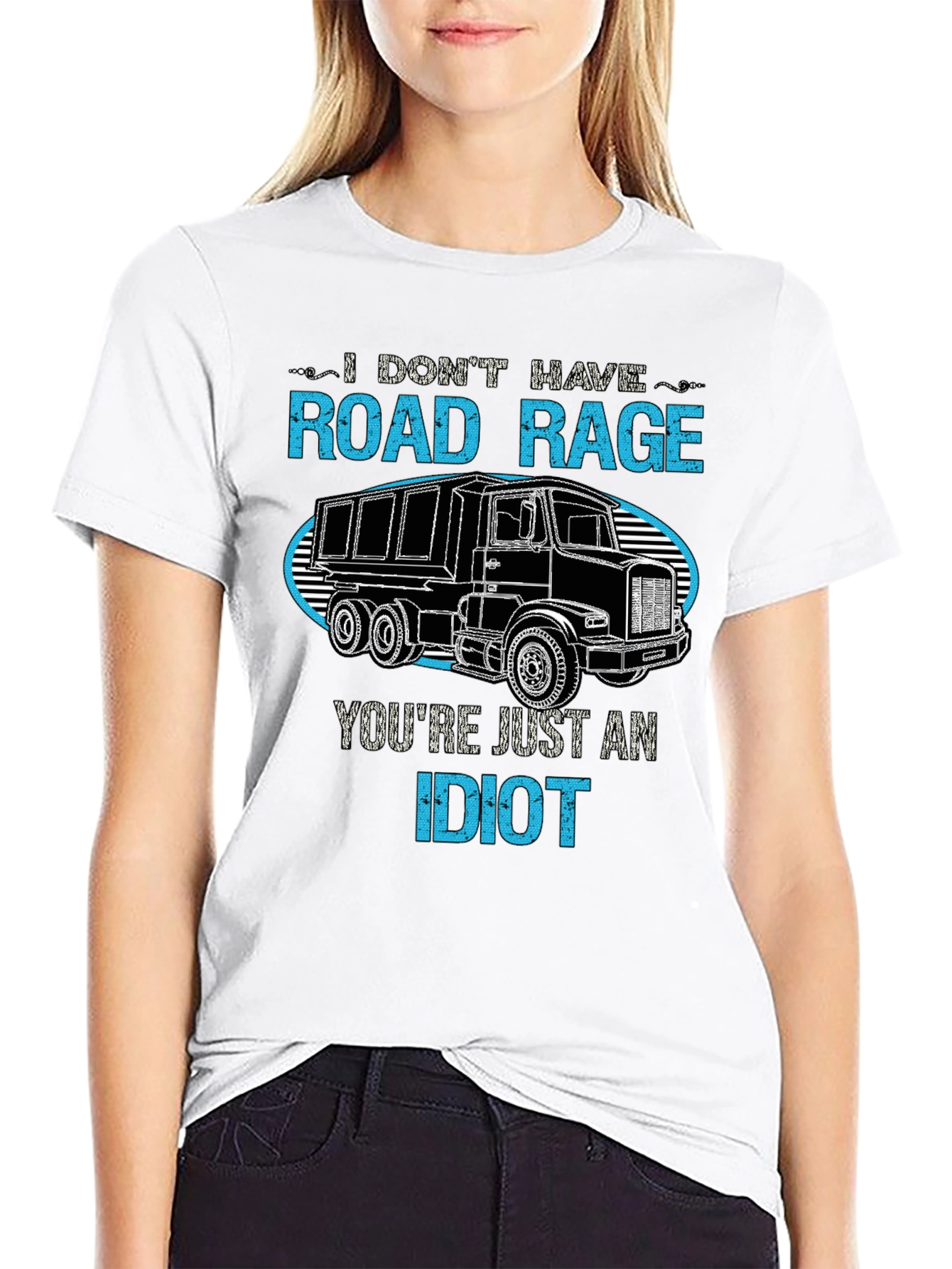 Road Rage Trucker T-Shirt - Funny Sarcastic Tee
