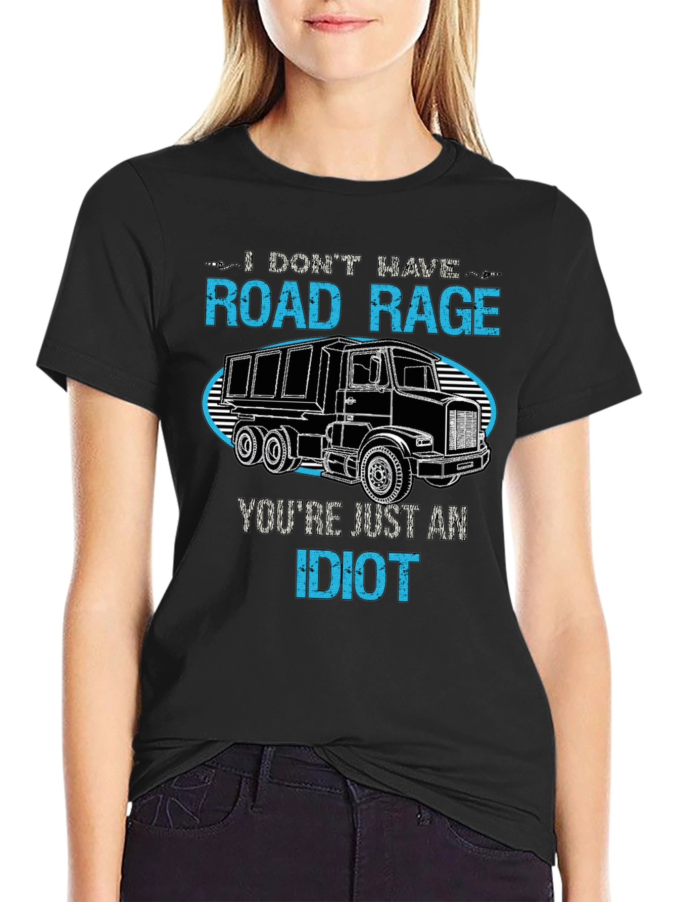 Road Rage Trucker T-Shirt - Funny Sarcastic Tee