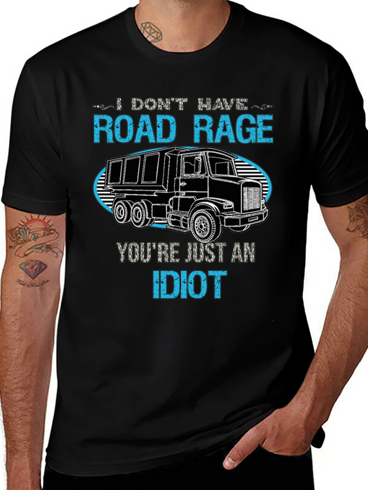 Road Rage Trucker T-Shirt - Funny Sarcastic Tee