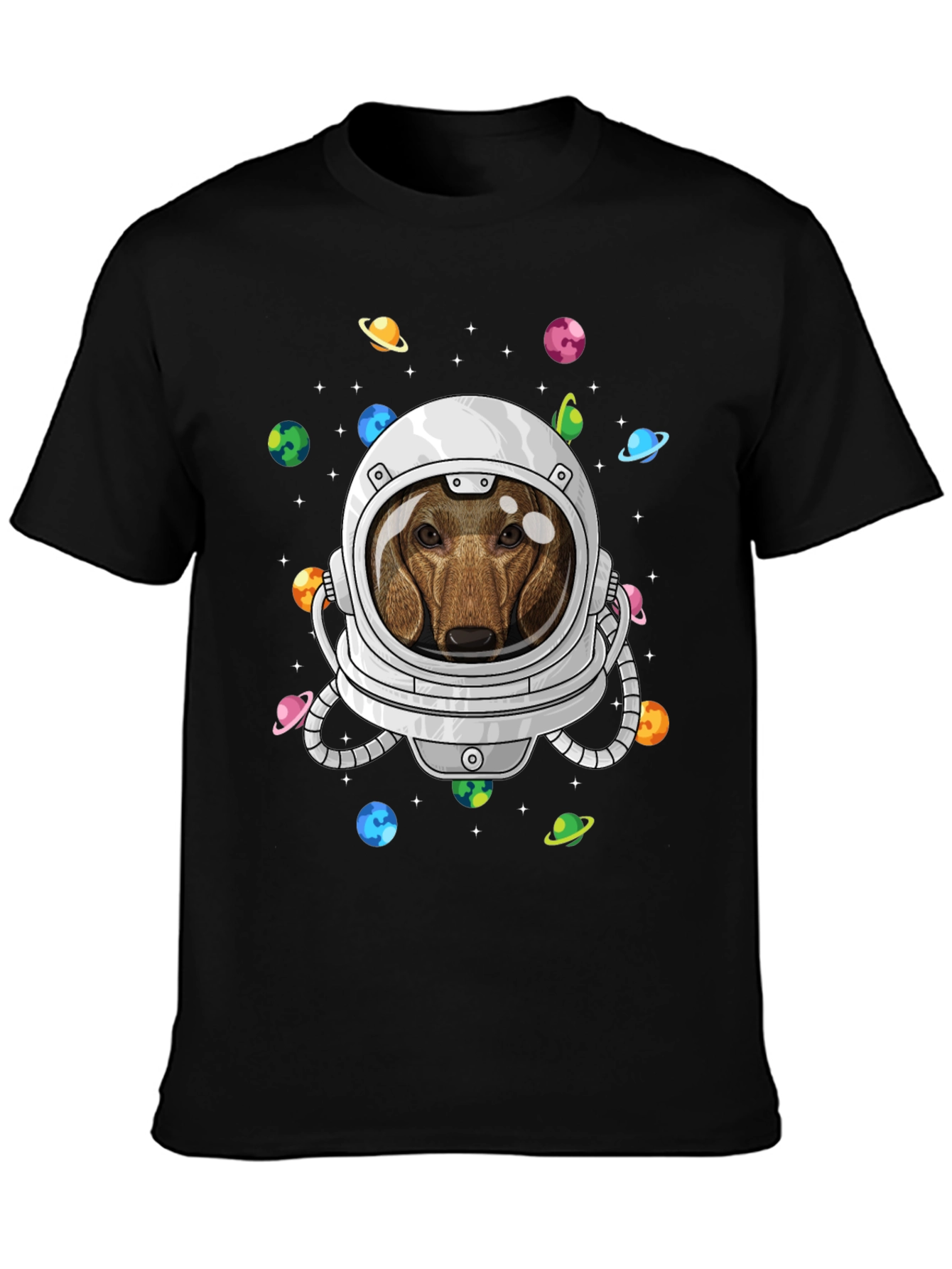 Dachshund Astronaut T-Shirt - Space Dog Tee