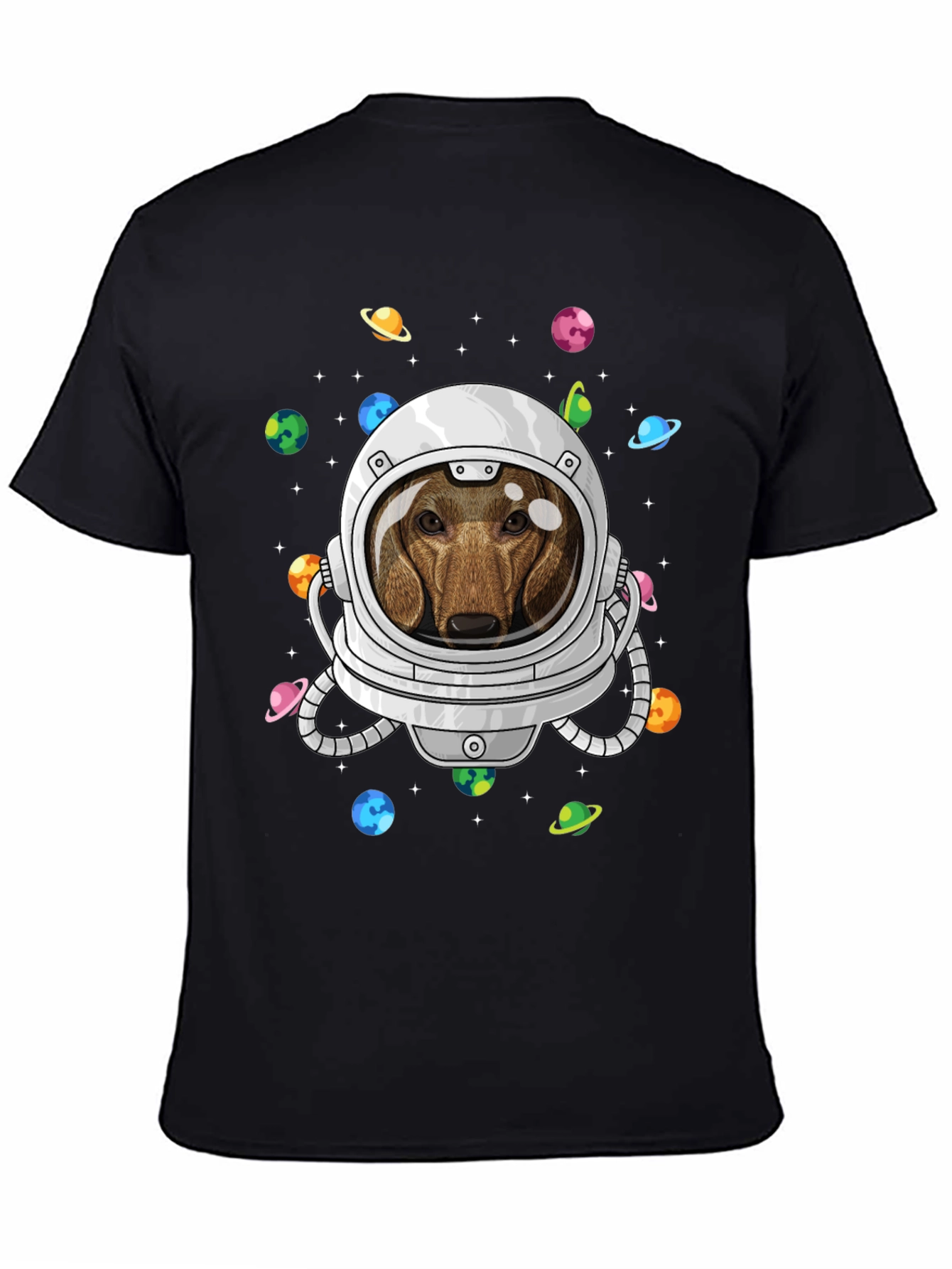 Dachshund Astronaut T-Shirt - Space Dog Tee