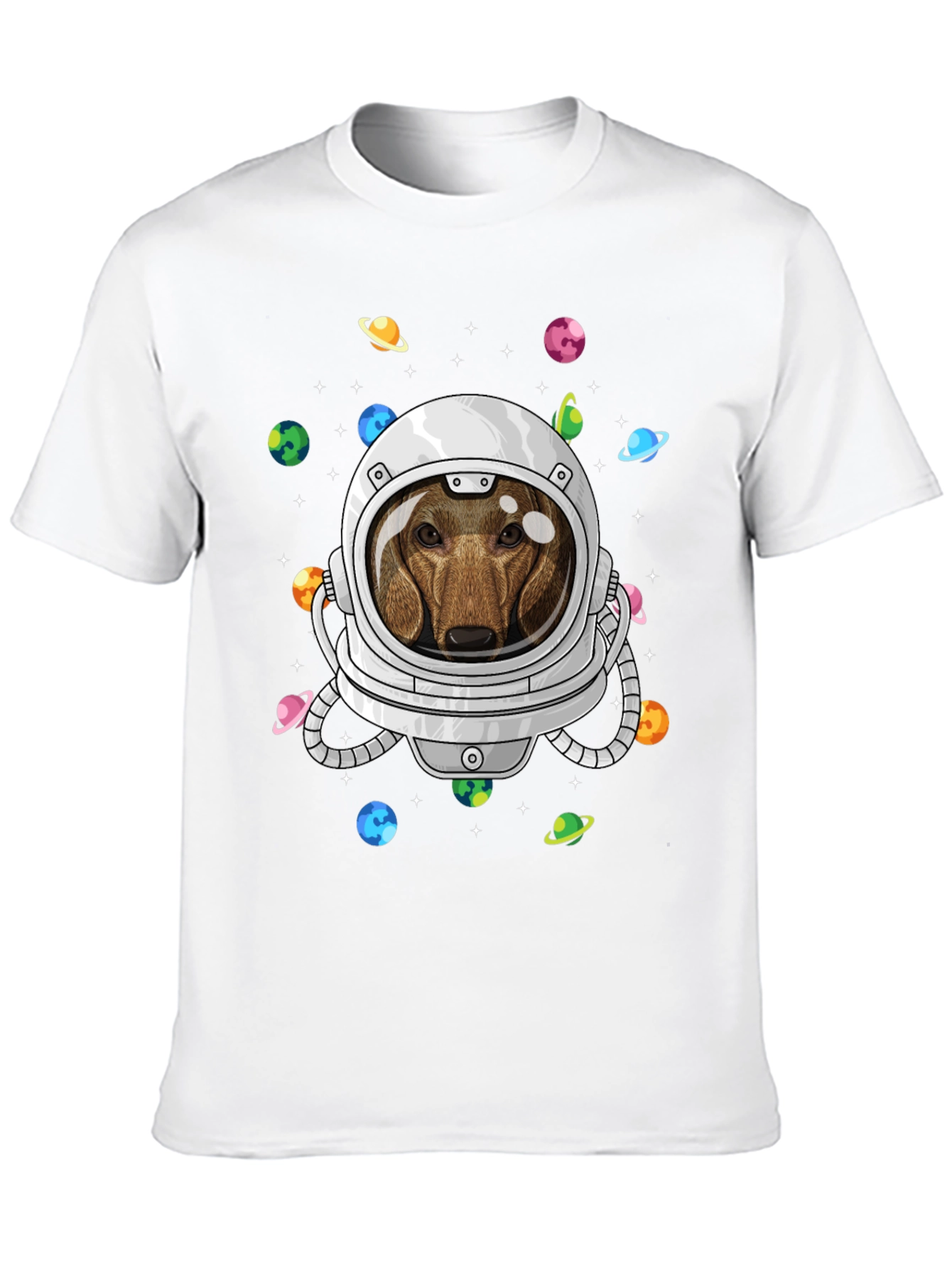 Dachshund Astronaut T-Shirt - Space Dog Tee