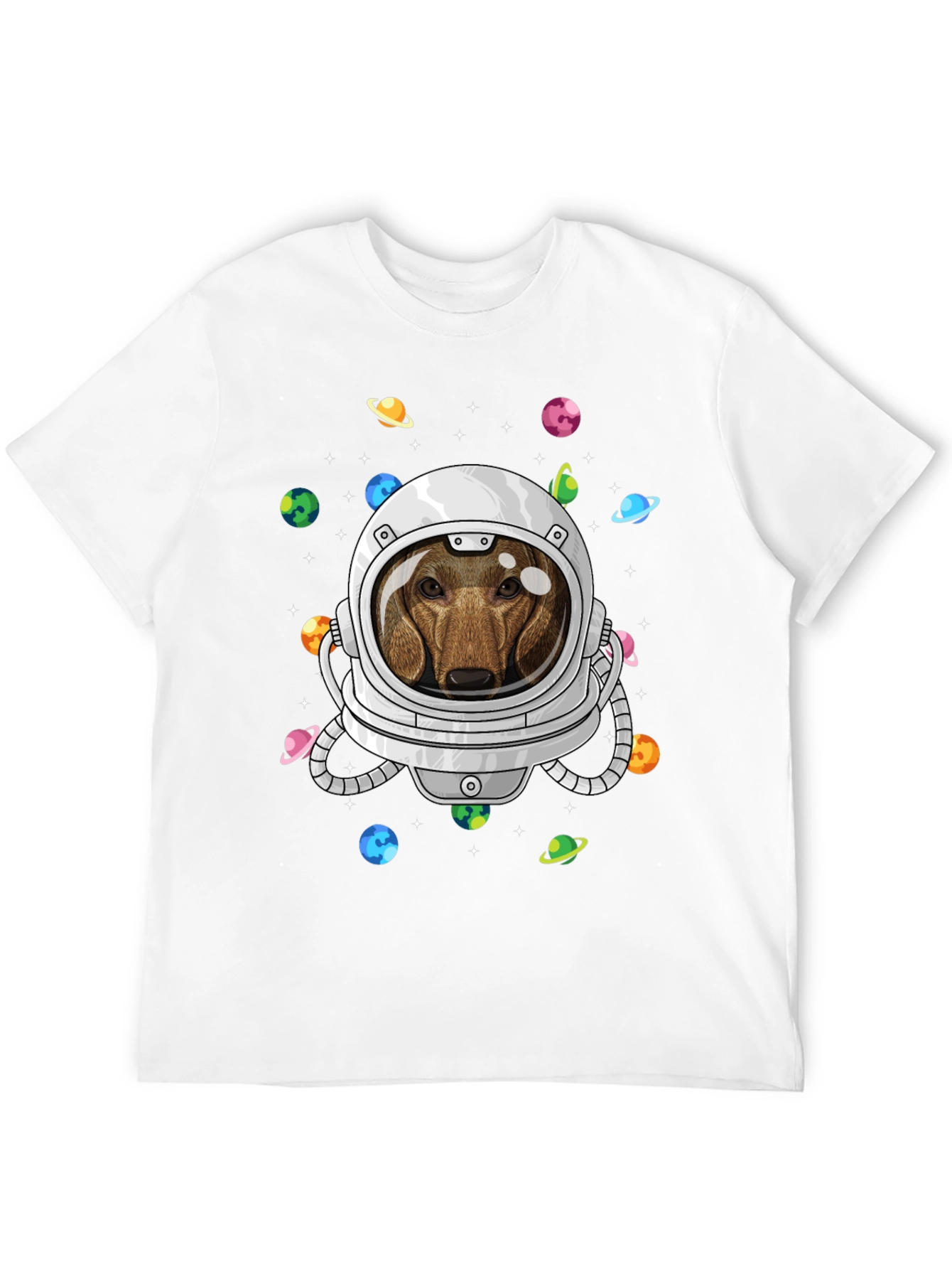 Dachshund Astronaut T-Shirt - Space Dog Tee