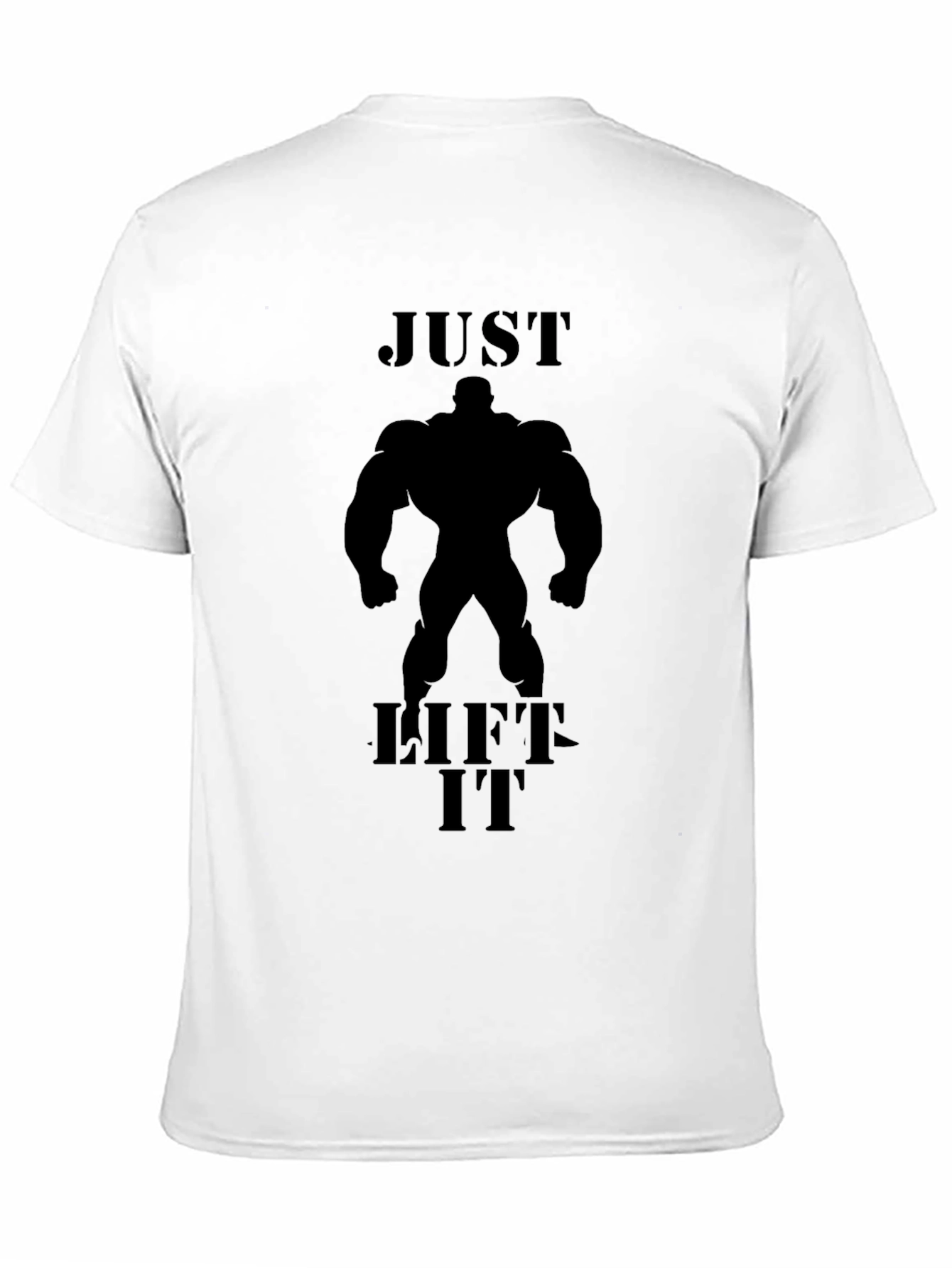Just Lift It Graphic Tee - Black Bodybuilding Shirt