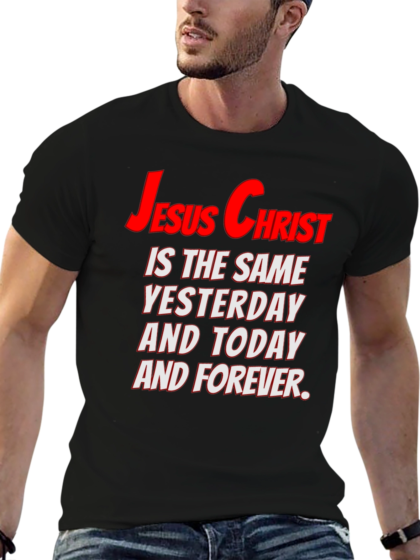 Jesus Christ Graphic Tee - Christian Faith Shirt