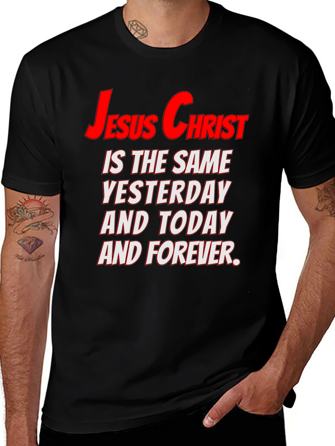 Jesus Christ Graphic Tee - Christian Faith Shirt