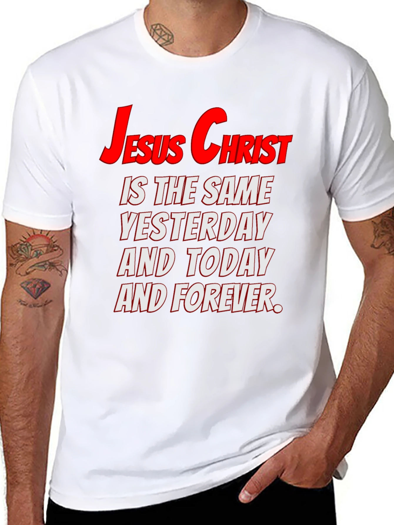 Jesus Christ Graphic Tee - Christian Faith Shirt