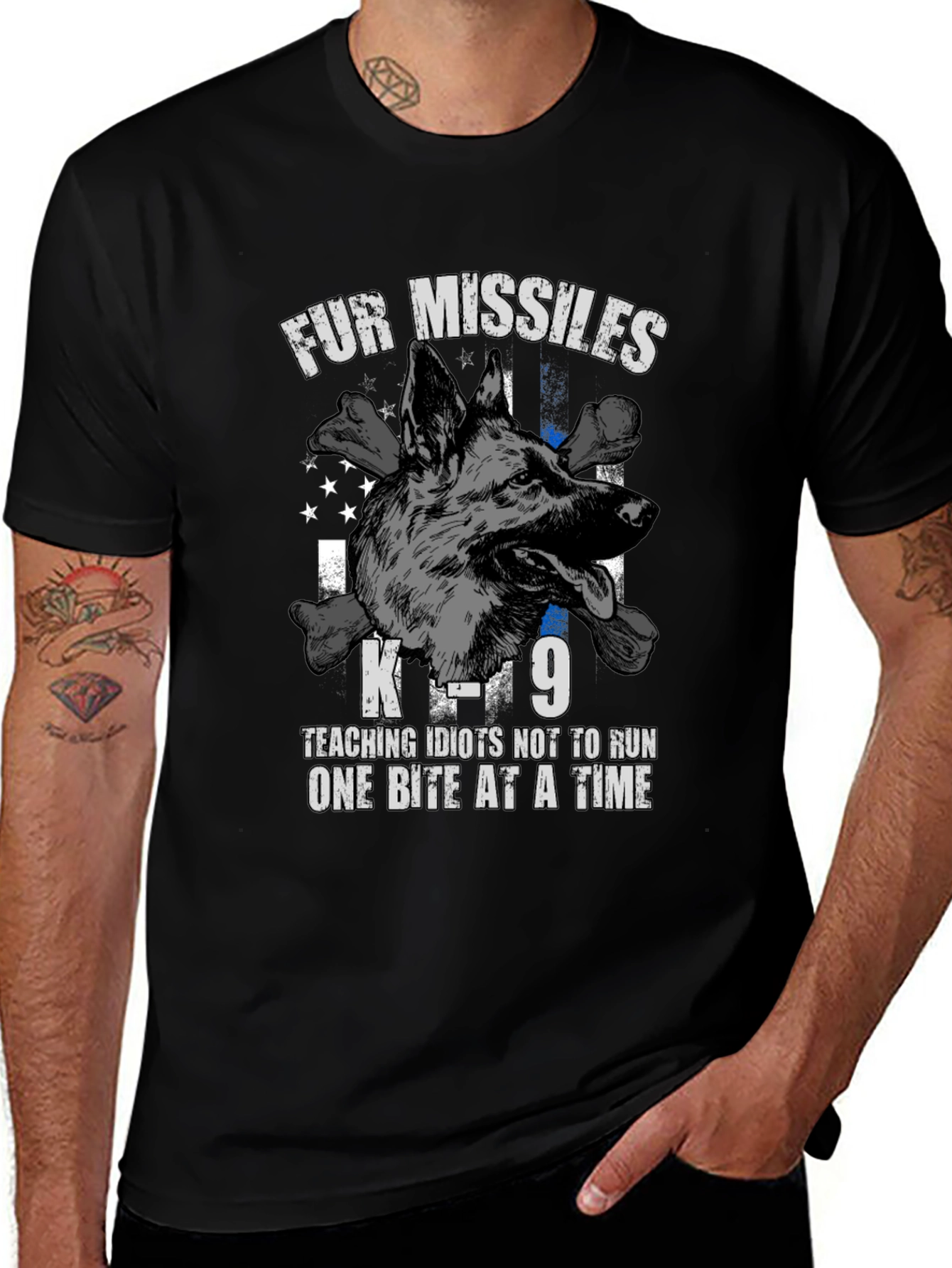 Fur Missiles K-9 Graphic Tee