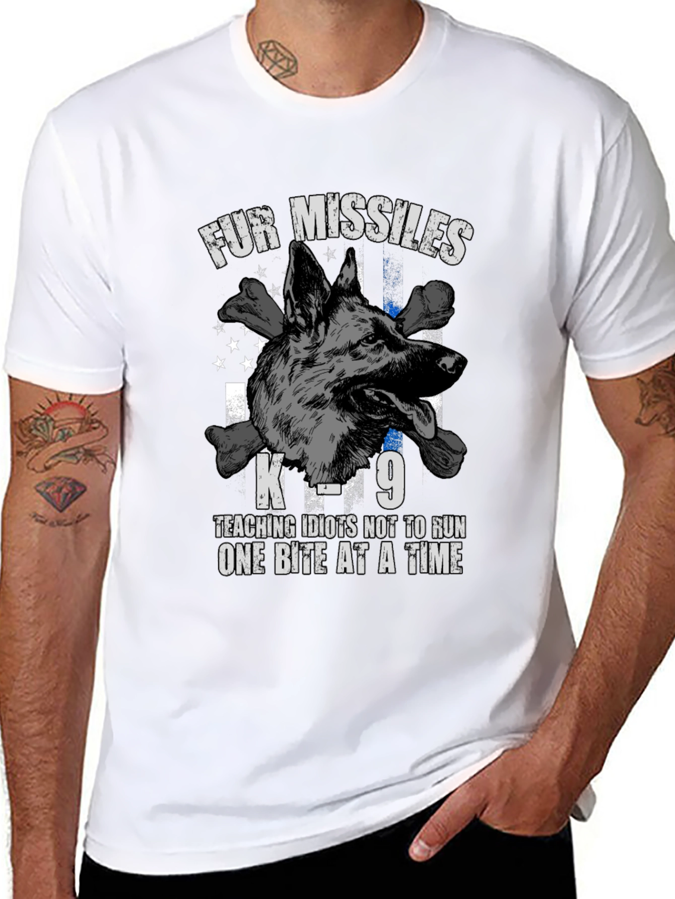 Fur Missiles K-9 Graphic Tee