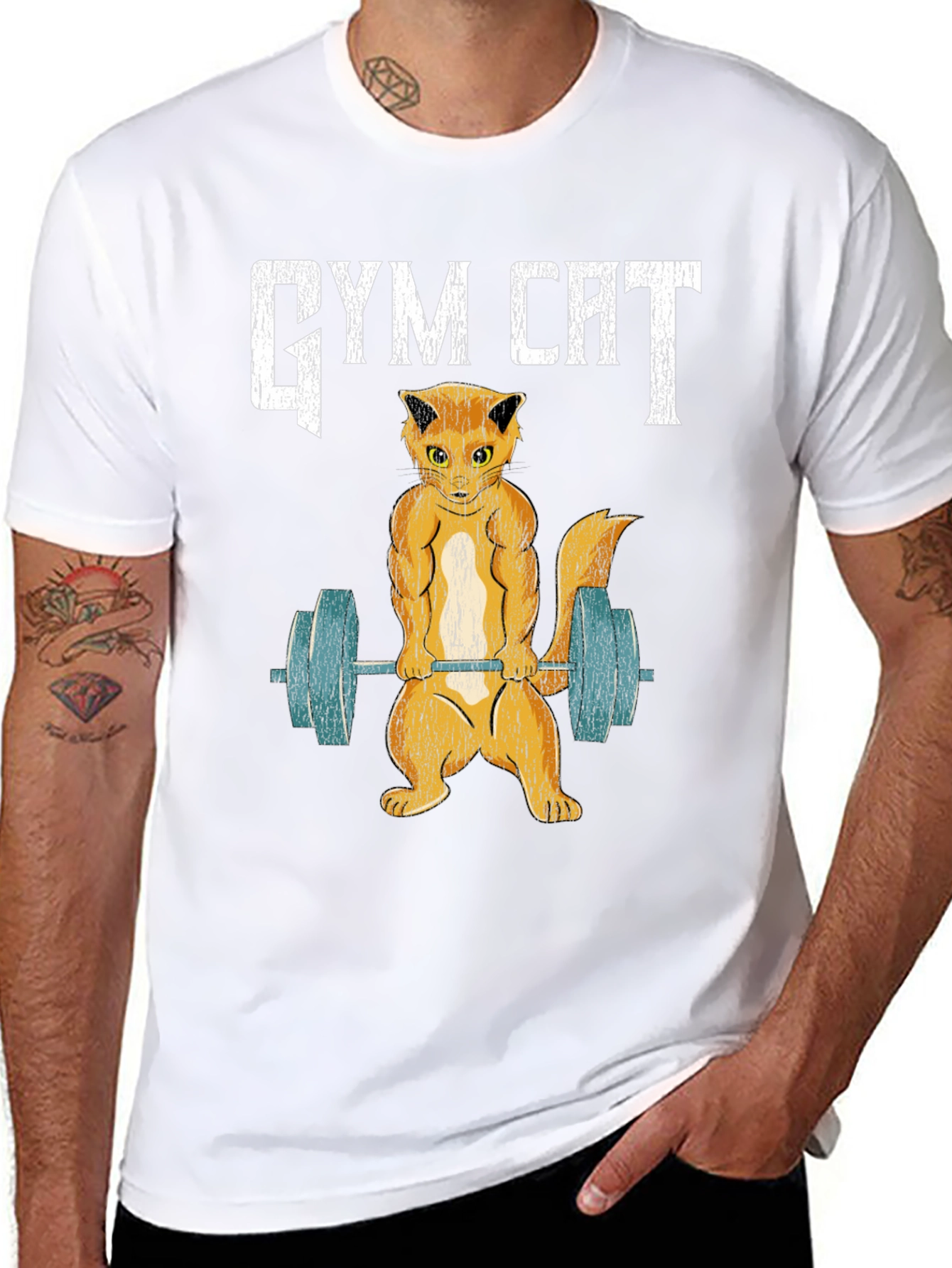 Gym Cat T-Shirt
