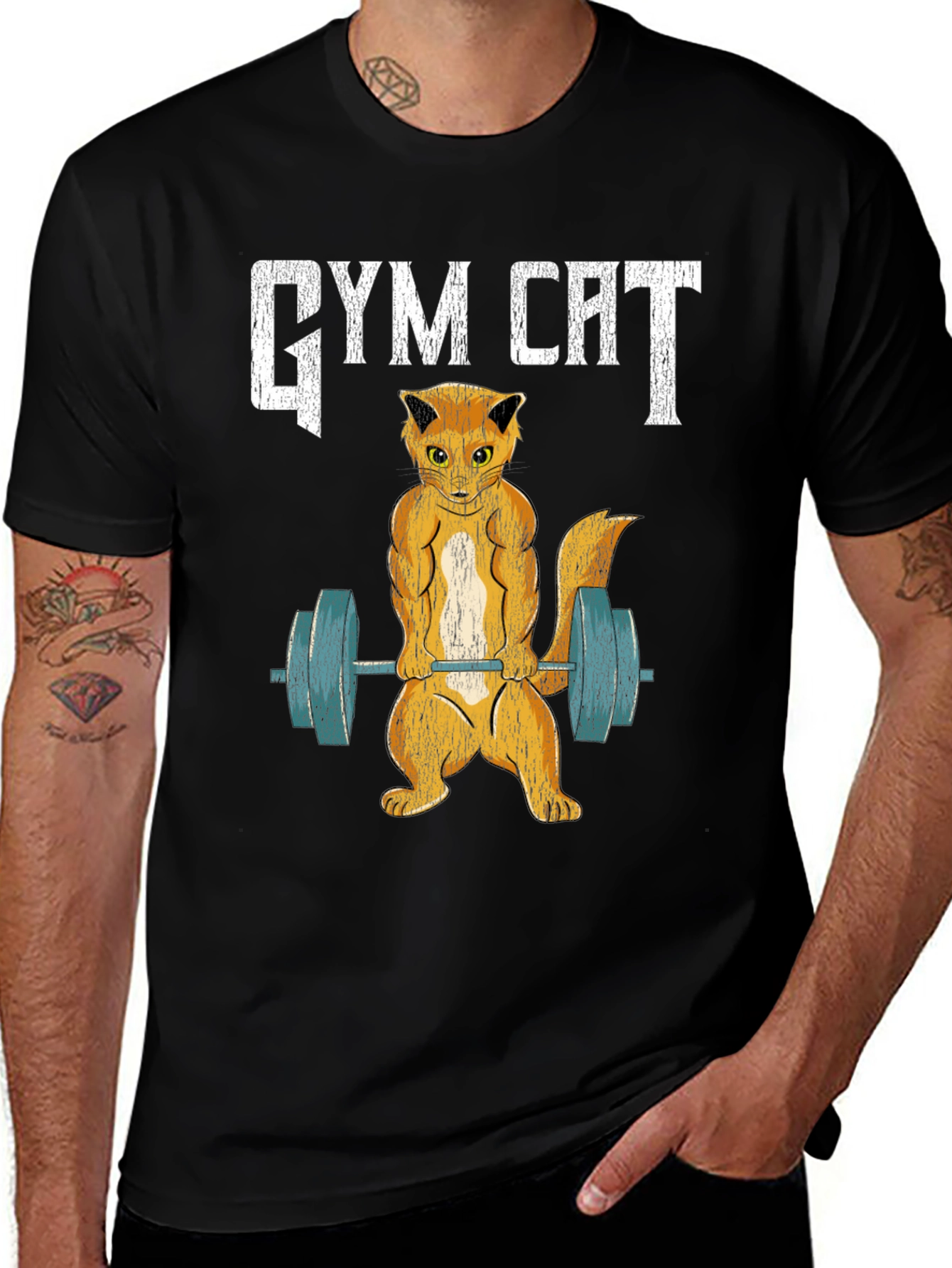 Gym Cat T-Shirt
