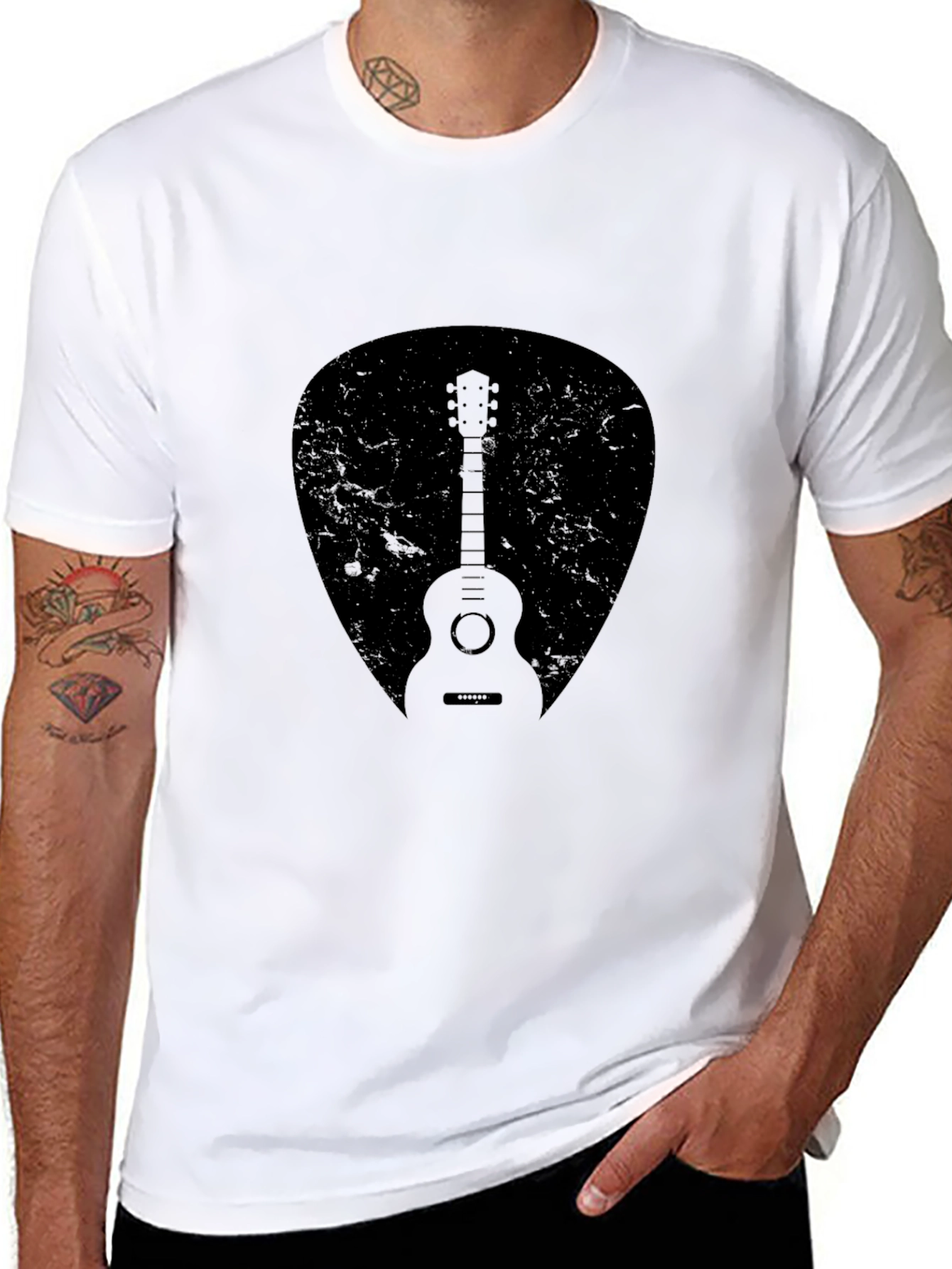 Guitar Pick T-Shirt - Dark Graphic Tee