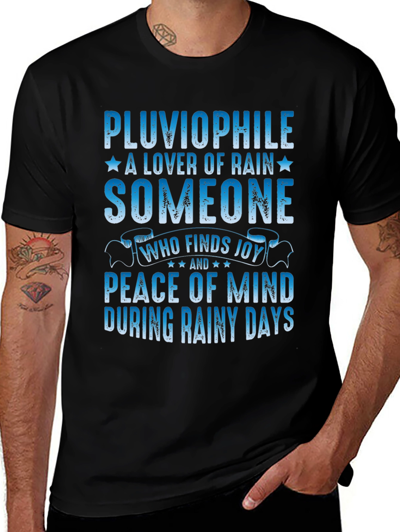 Pluviophile T-Shirt - Rainy Day Lover Tee