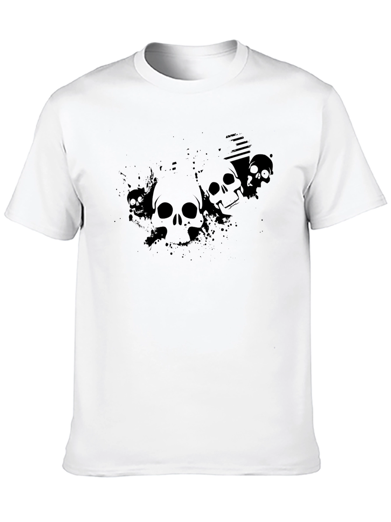 Skull Graphic T-Shirt - Mens Black Tee