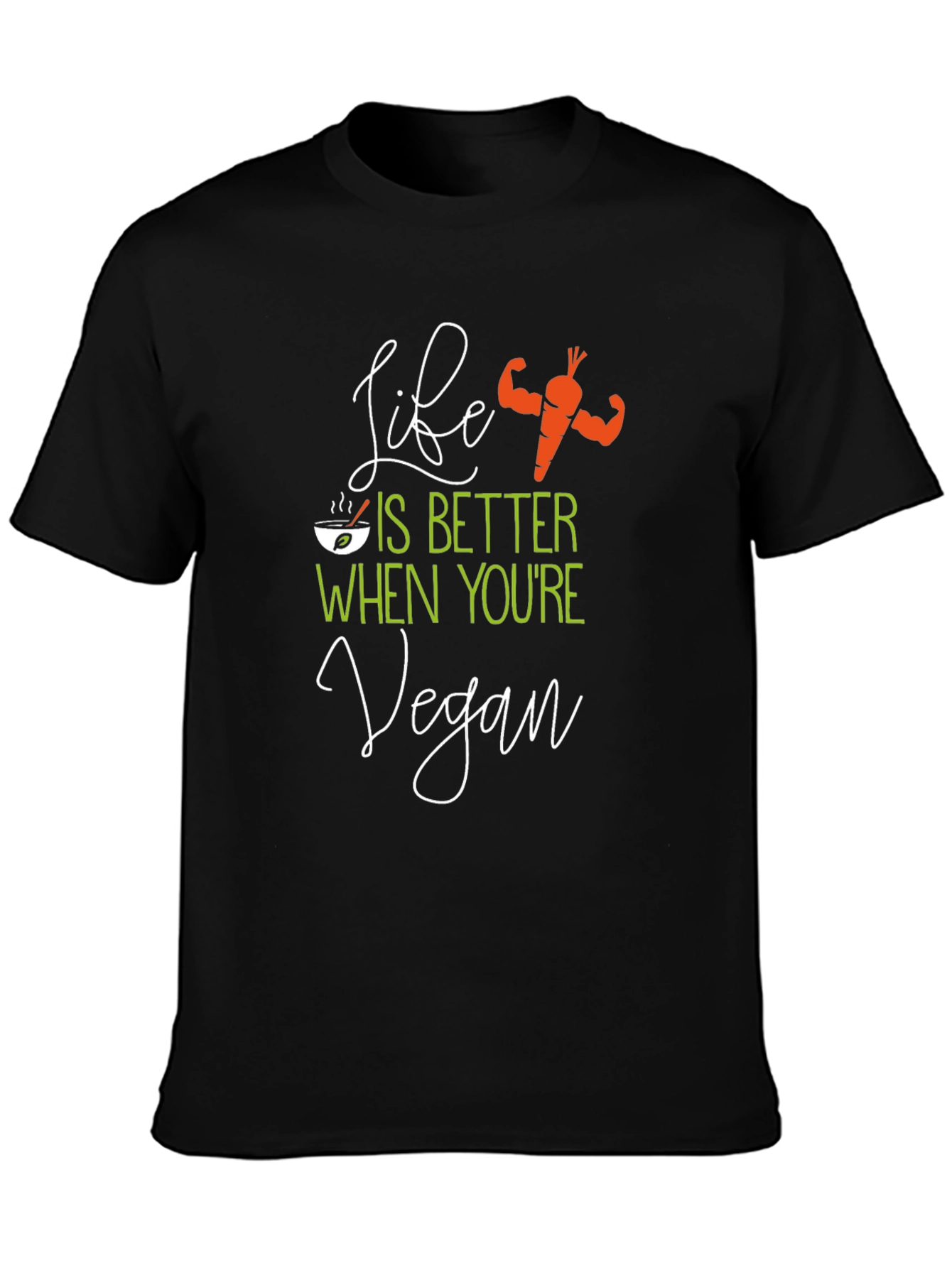 Vegan Life T-Shirt: Life is Better Graphic Tee
