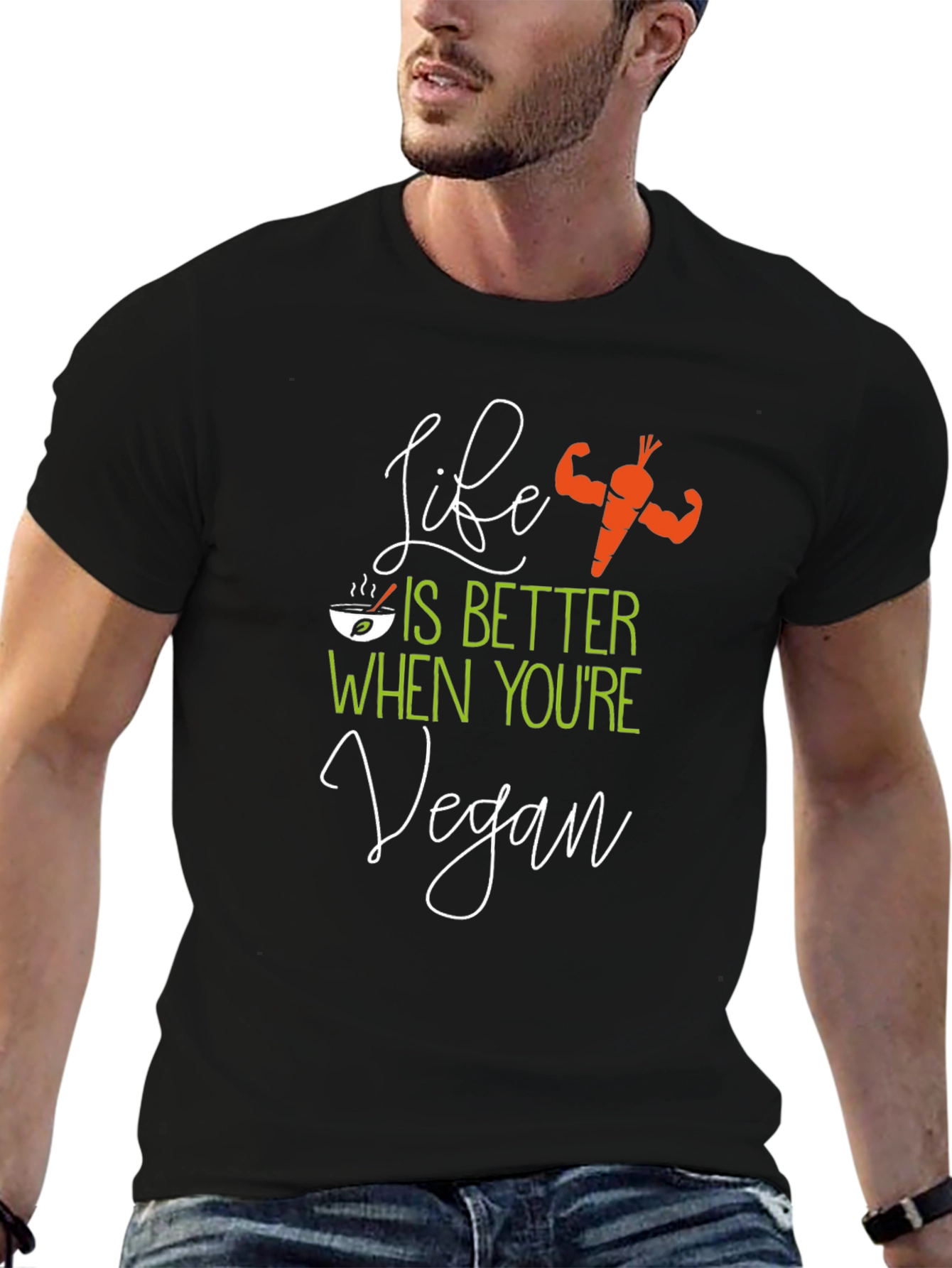 Vegan Life T-Shirt: Life is Better Graphic Tee