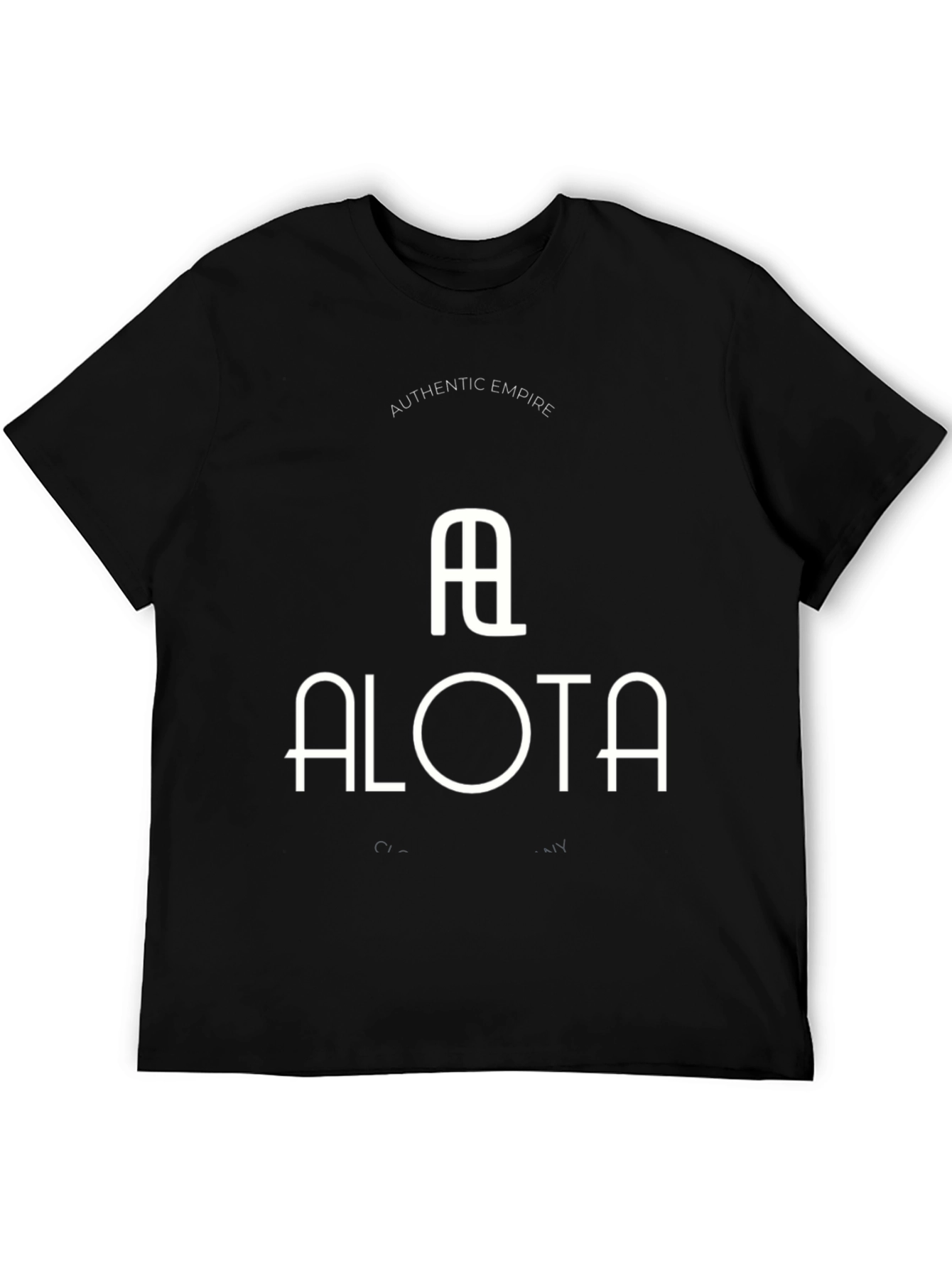 Alota Authentic Empire Black Graphic Tee