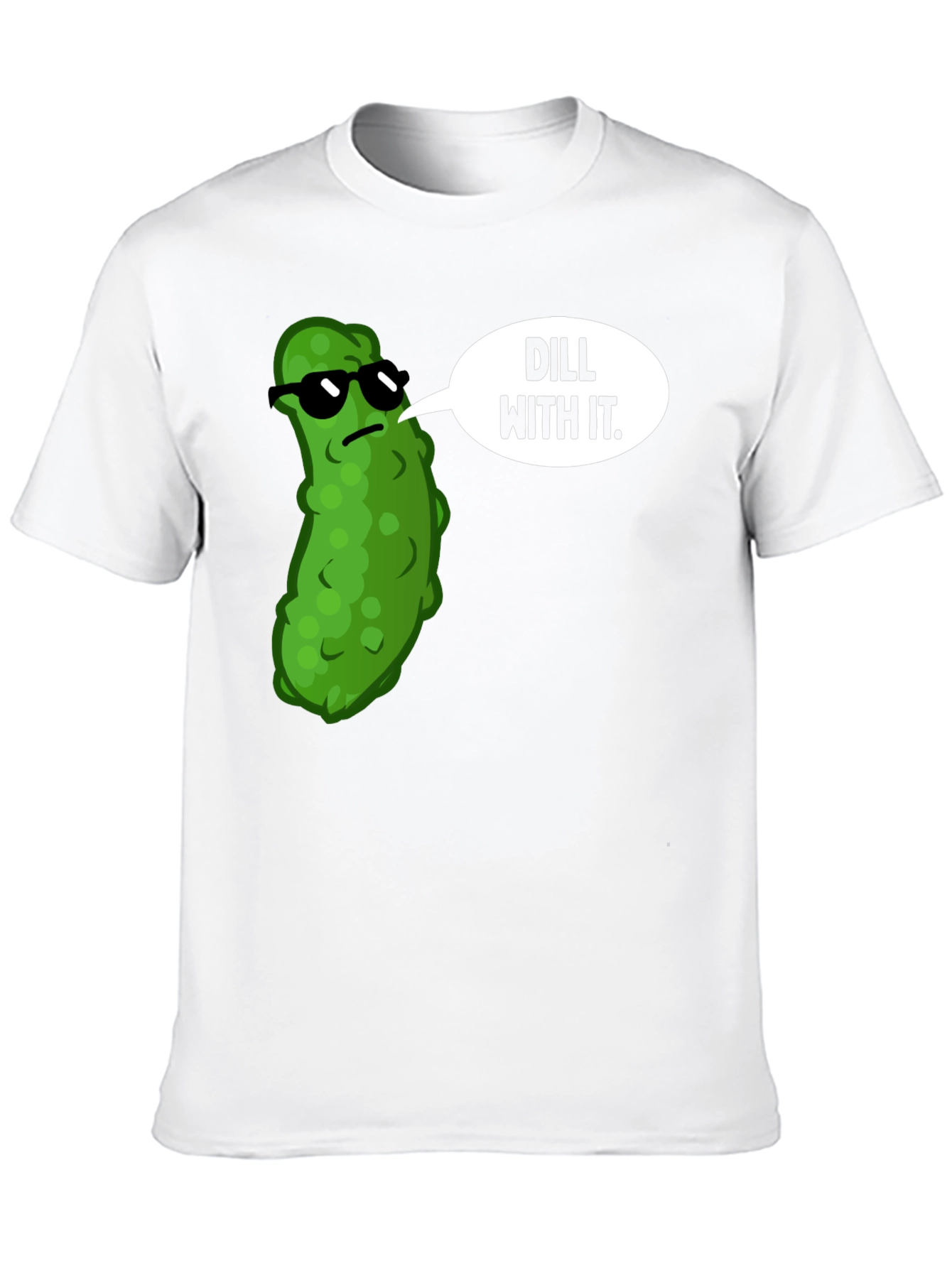 Dill With It Funny Pickle T-Shirt