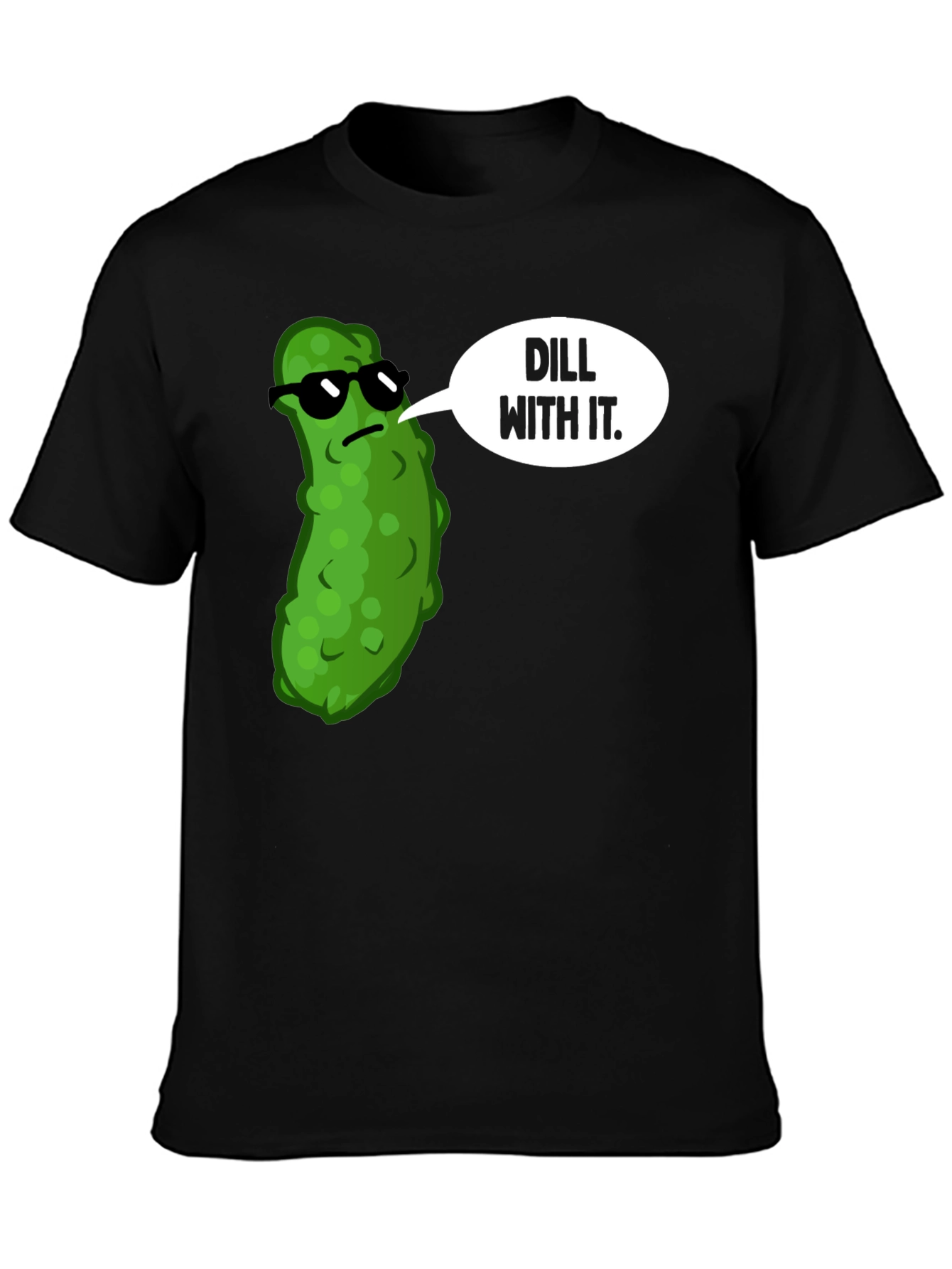 Dill With It Funny Pickle T-Shirt