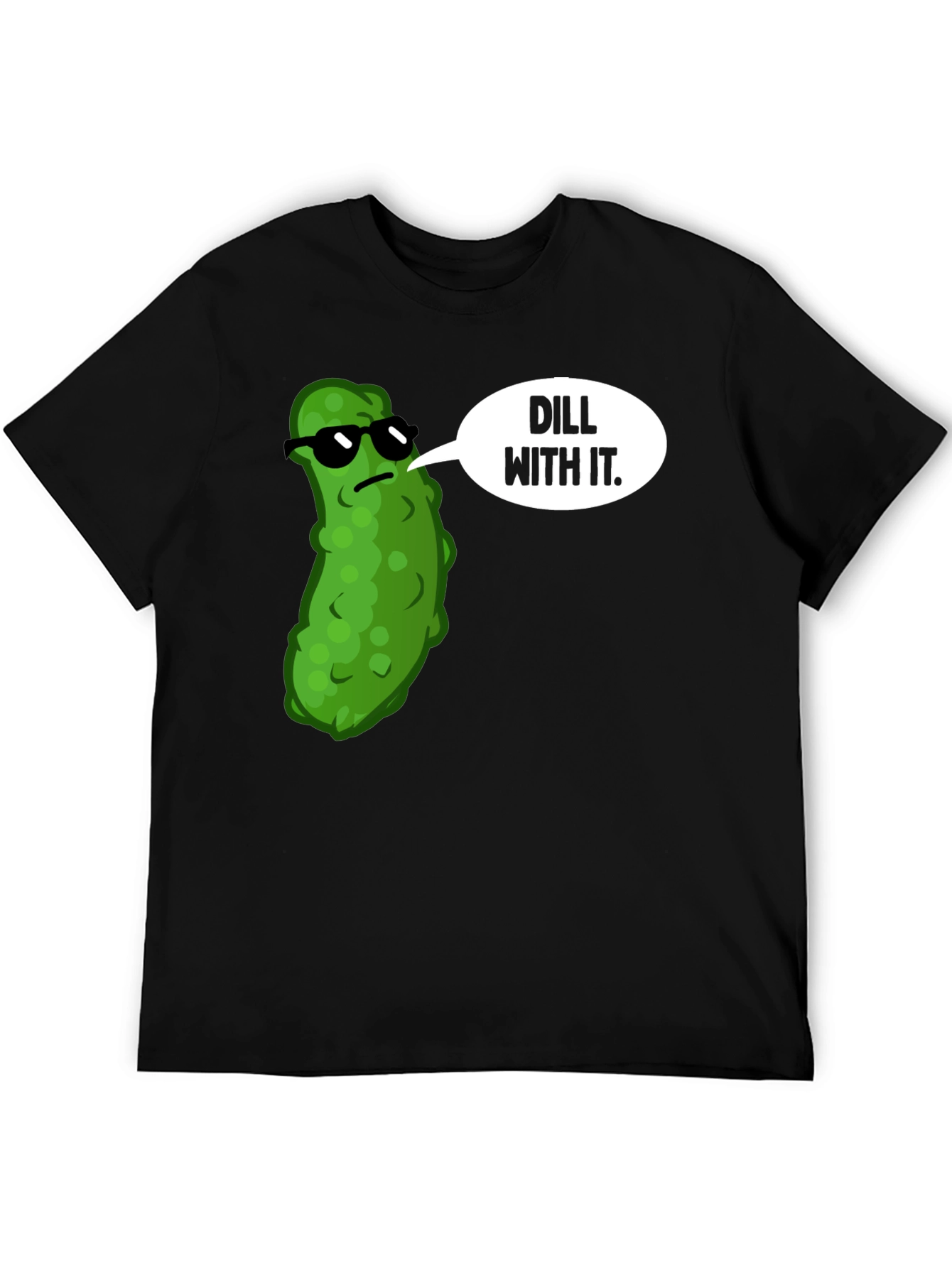 Dill With It Funny Pickle T-Shirt