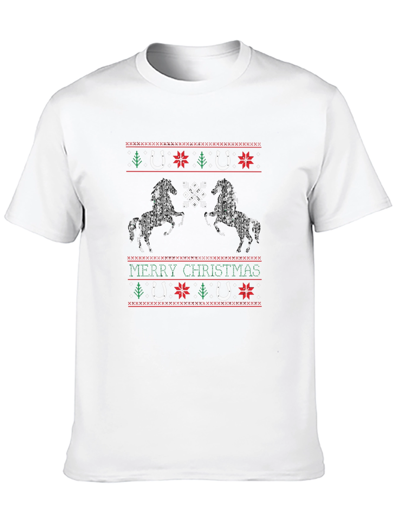 Equestrian Christmas Sweater T-Shirt