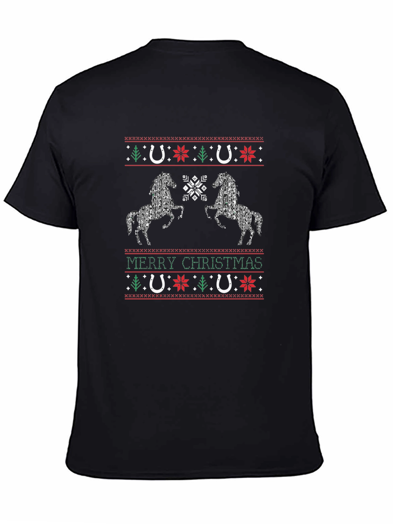 Equestrian Christmas Sweater T-Shirt