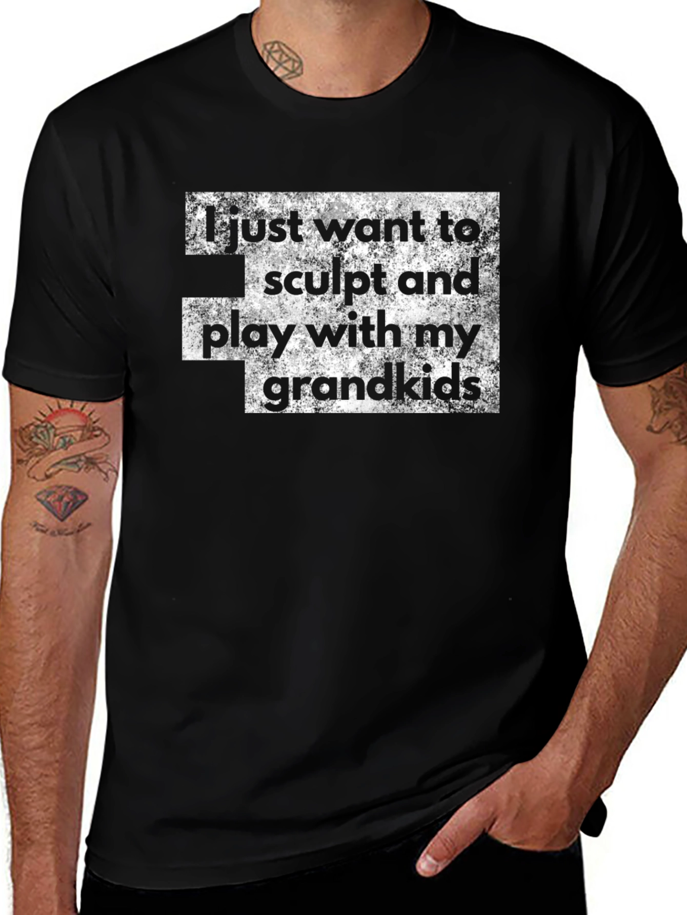 Sculpt & Grandkids Black T-Shirt